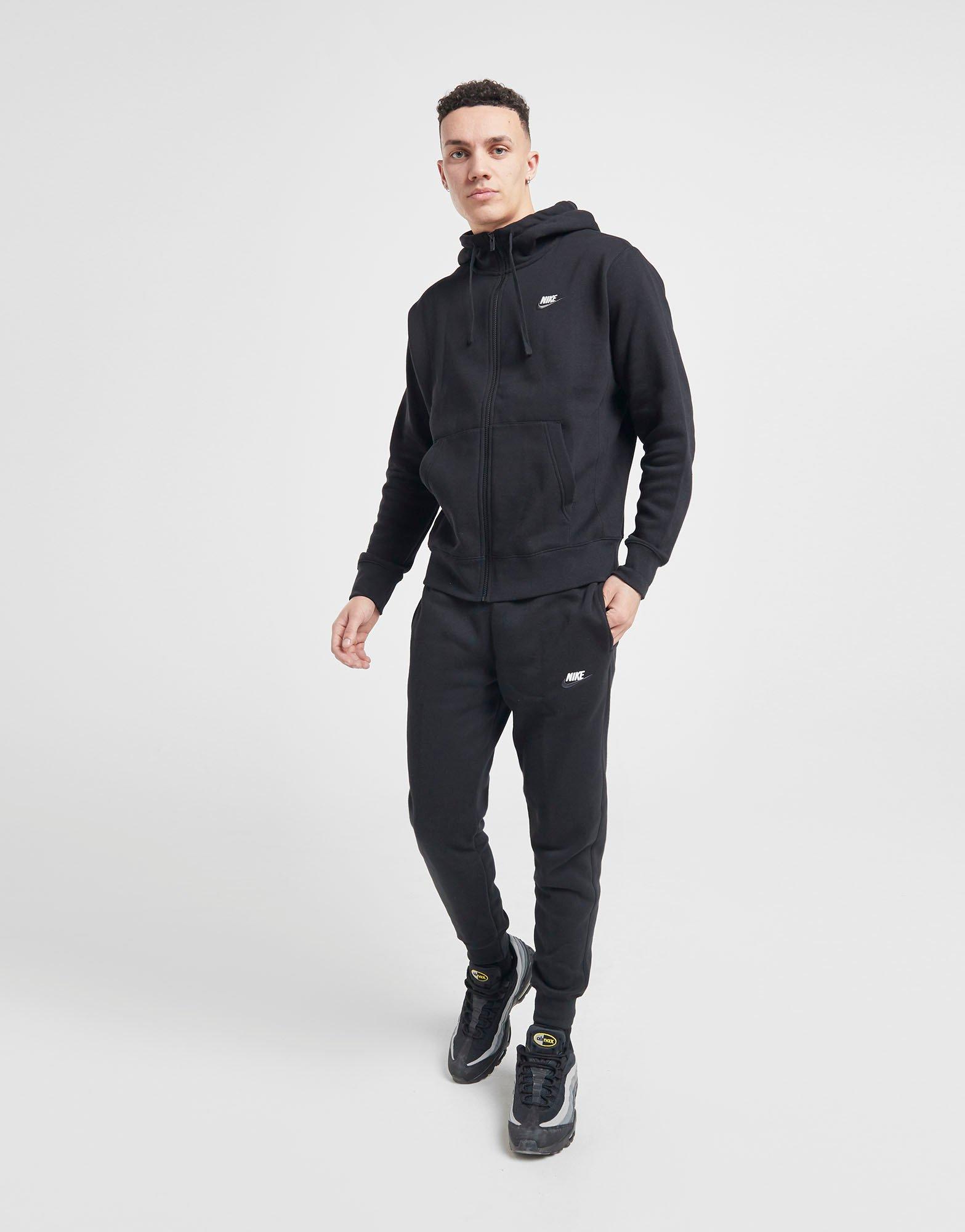 grey nike foundation tracksuit