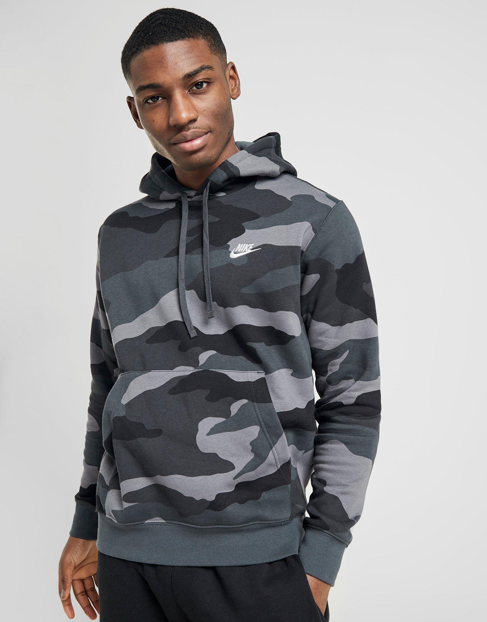 nike camo overhead hoodie