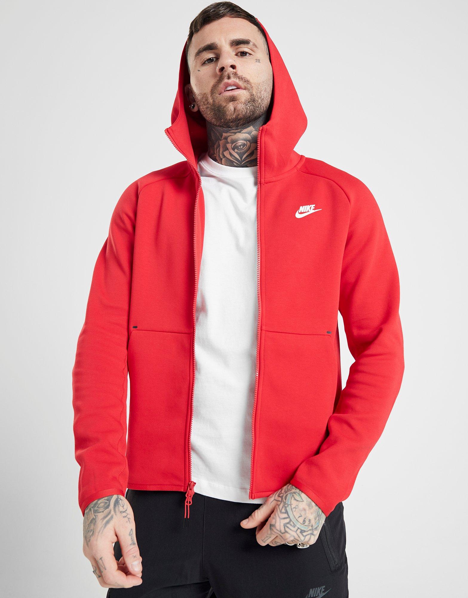 jd sports red nike tracksuit