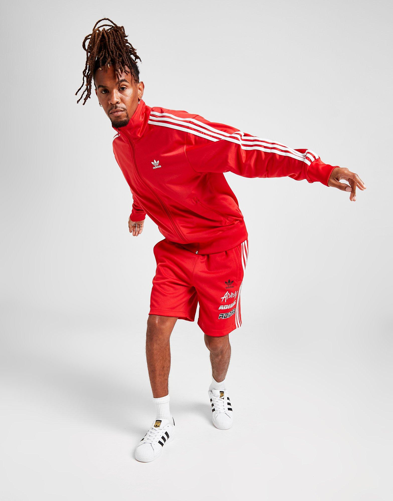 adidas firebird red