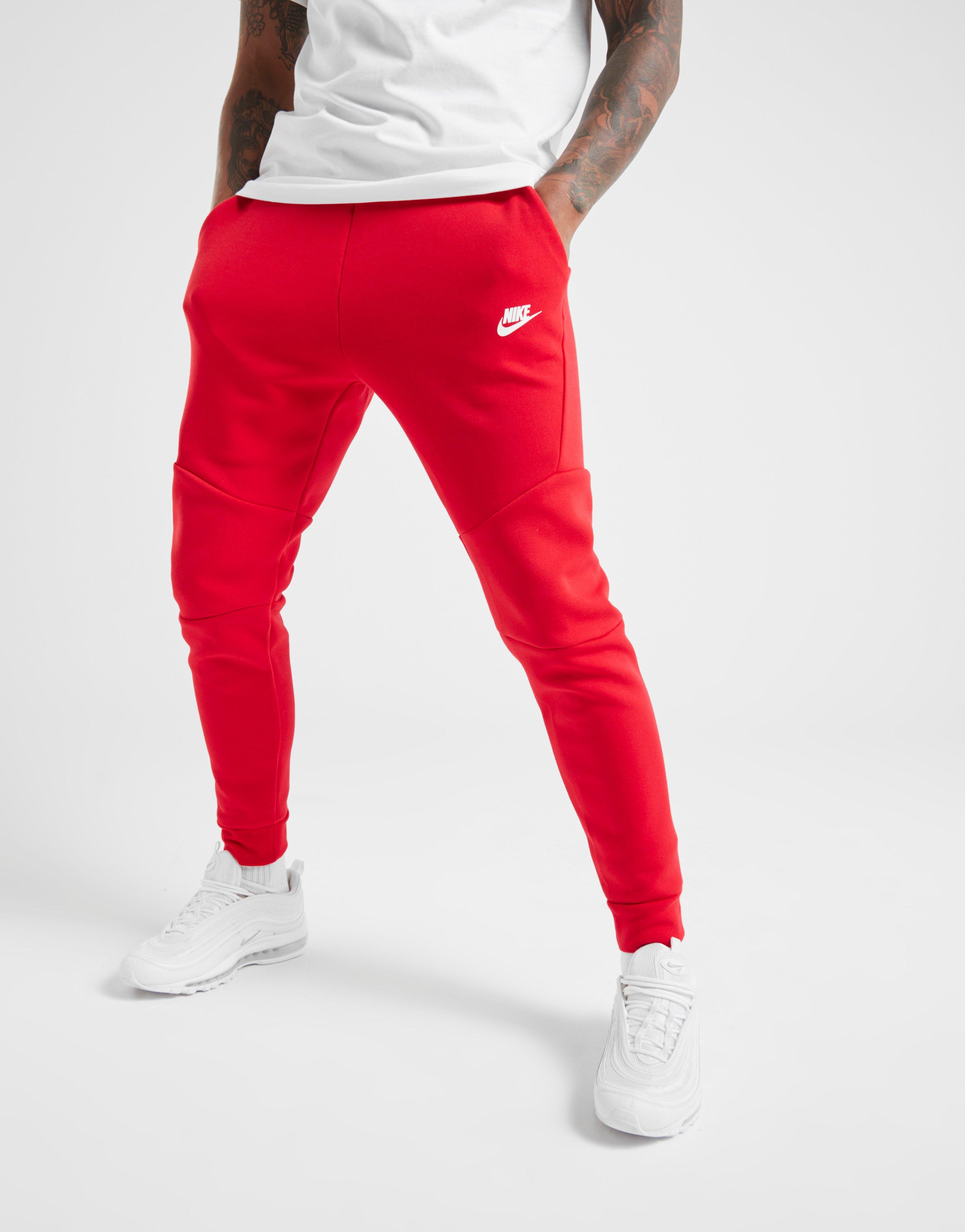 tuta nike tech fleece rossa