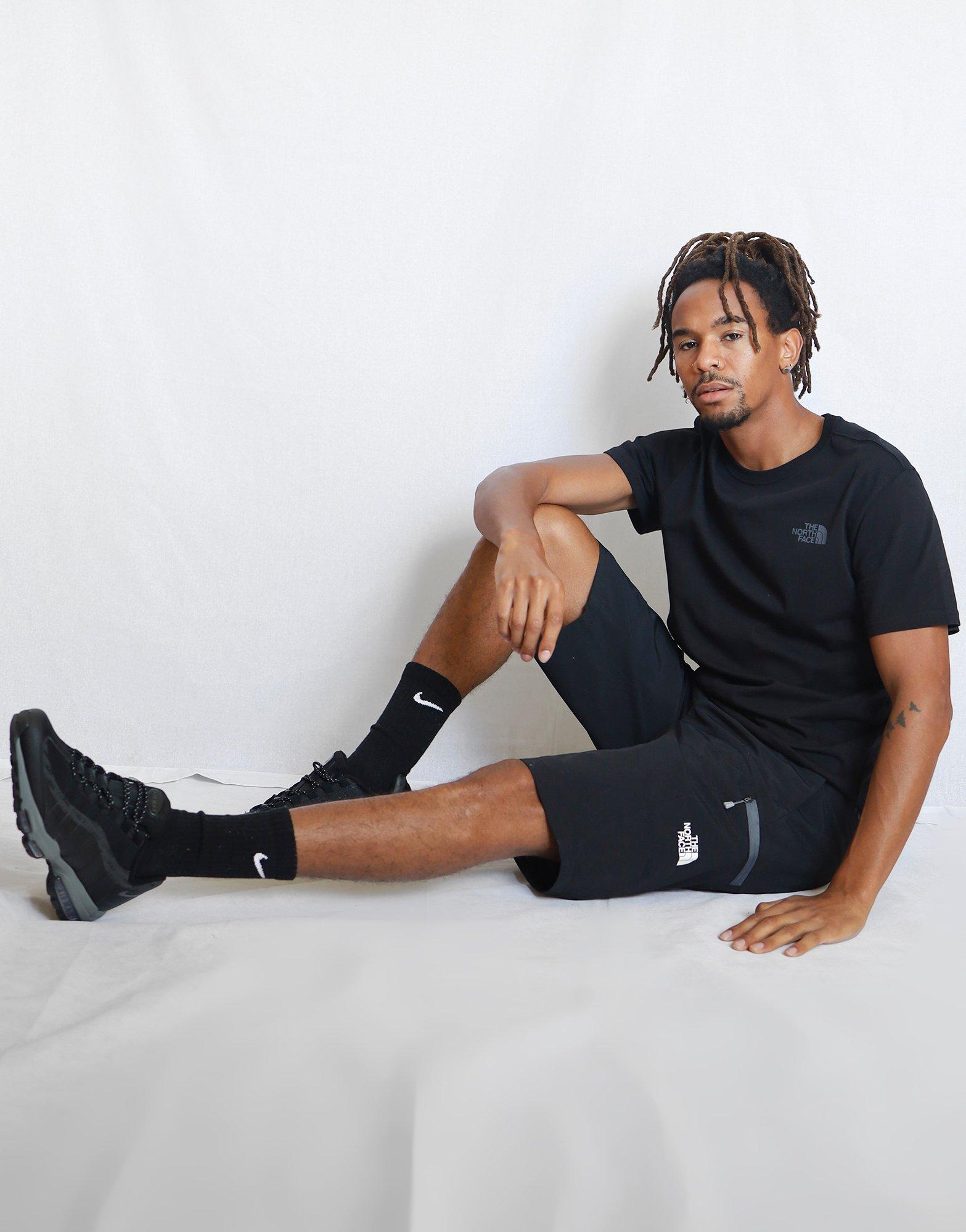 Black The North Face Zip Pocket Shorts 