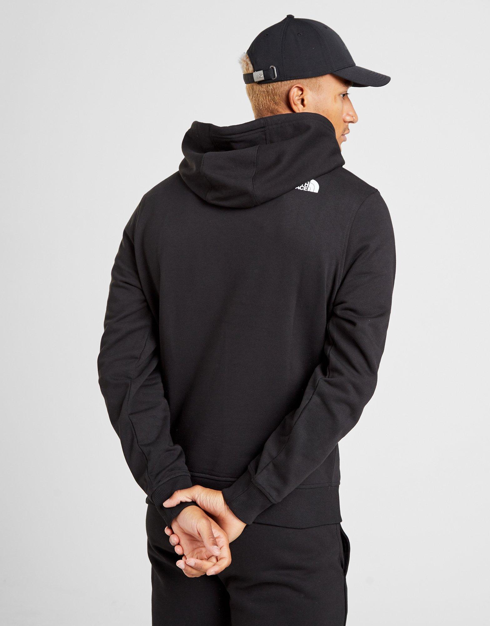 the north face overhead central logo bondi hoodie