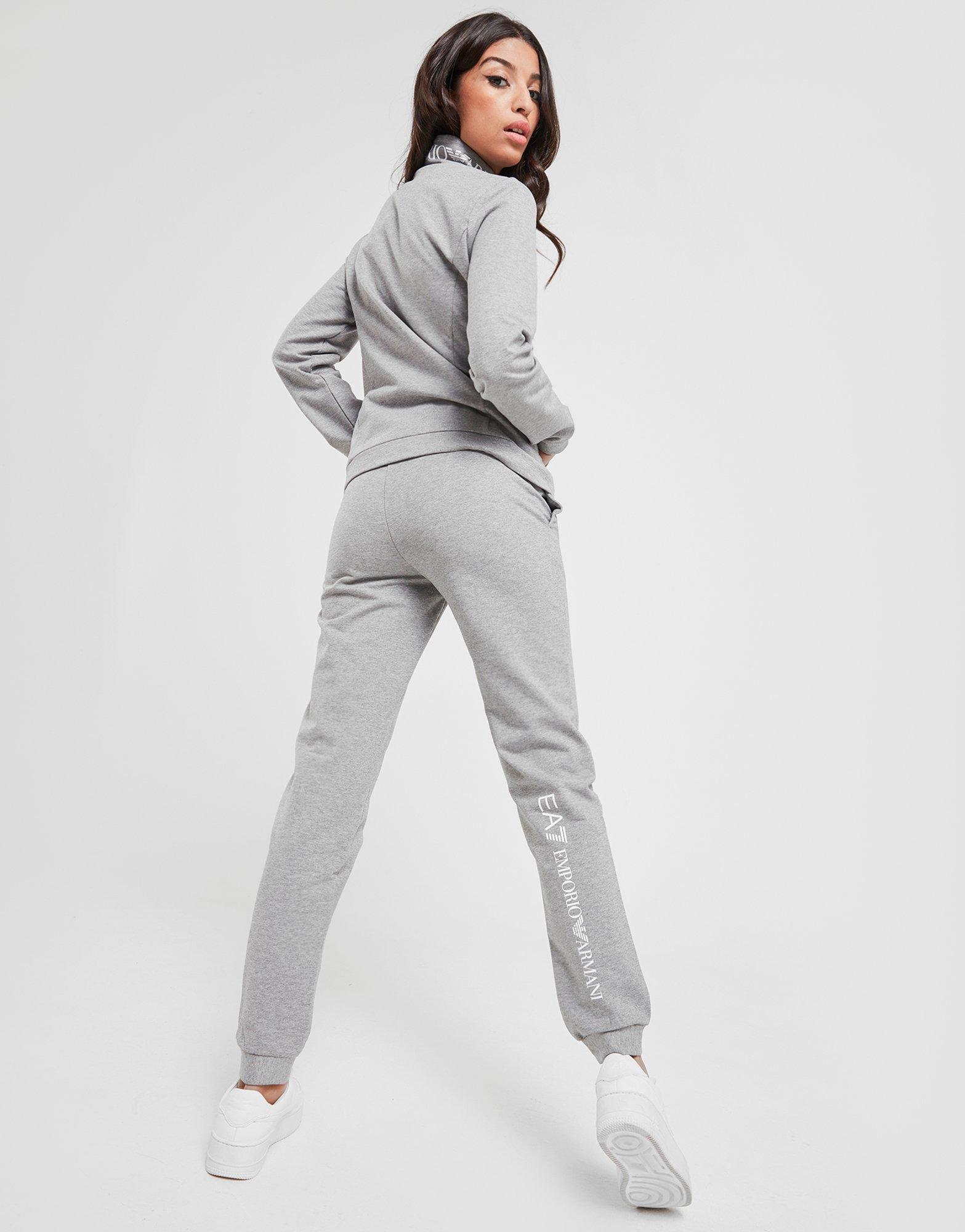 white armani tracksuit