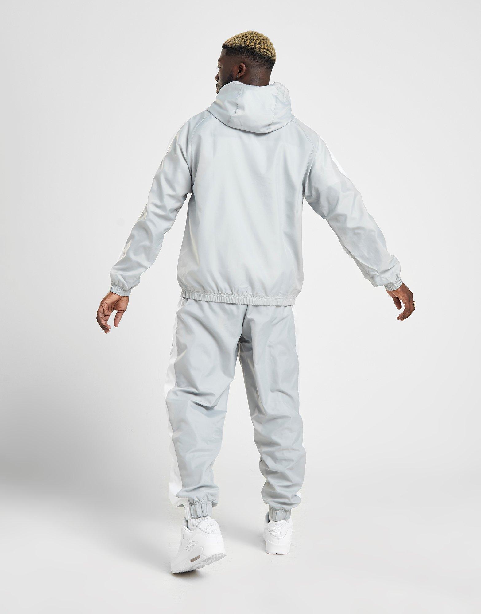 nike hoxton woven tracksuit grey