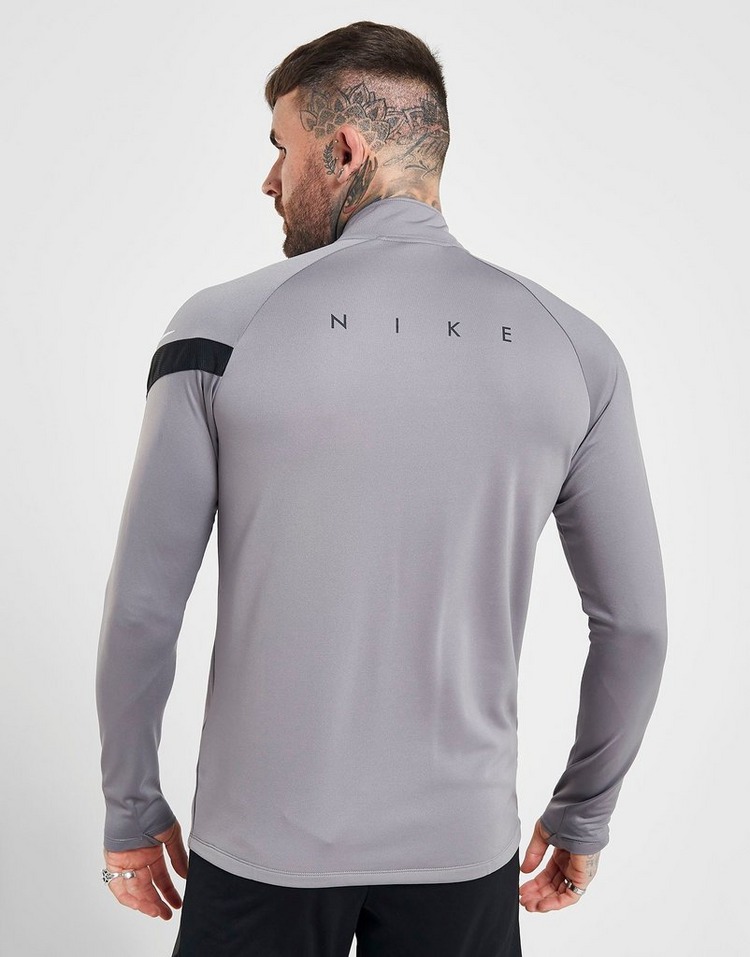 nike drill top grey