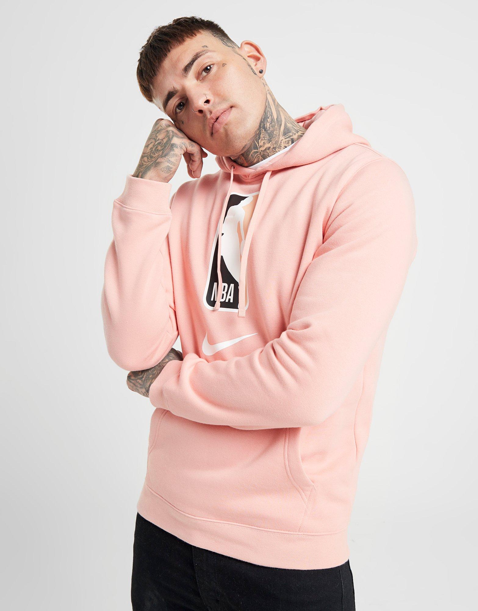 nike nba hoodie pink