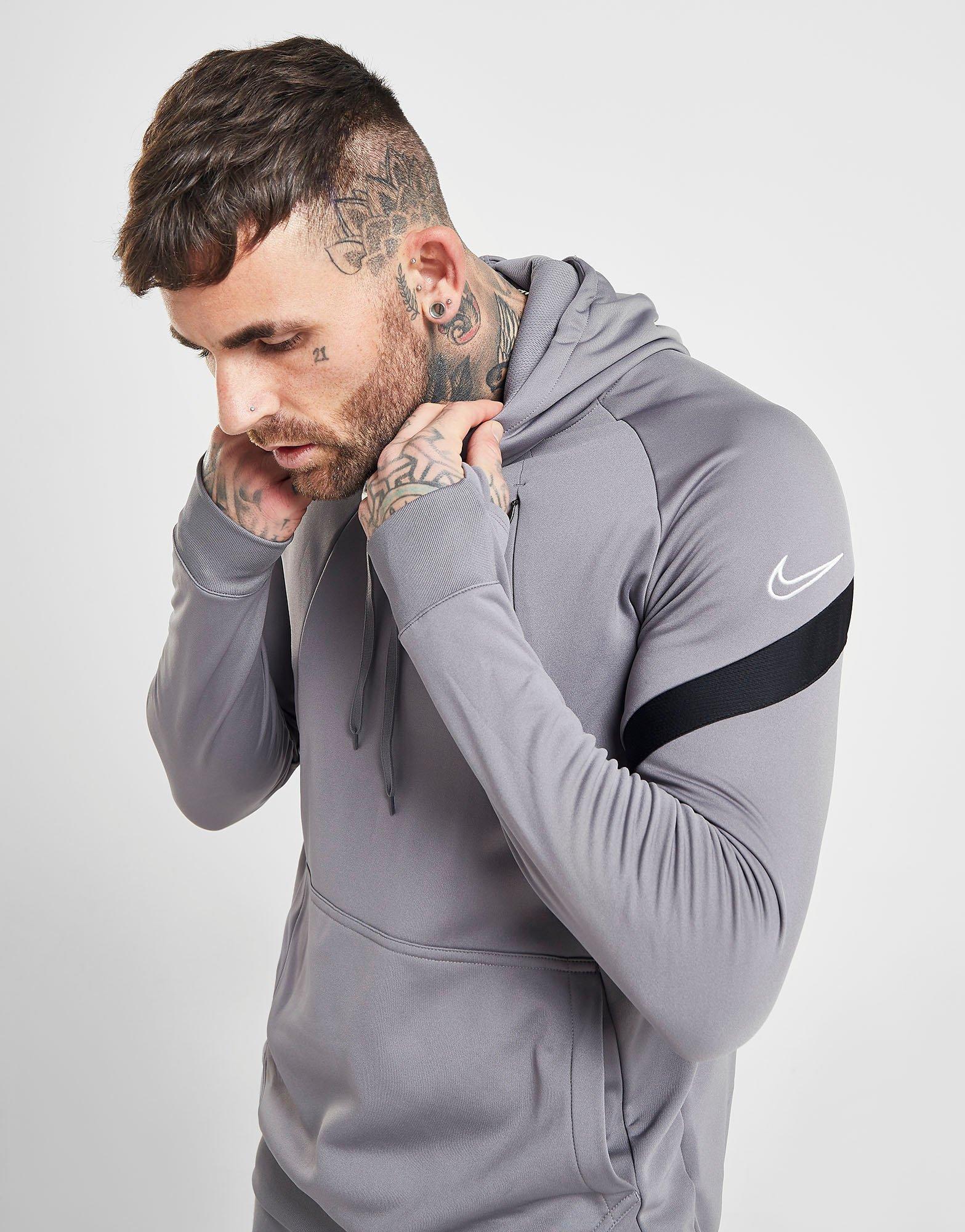 grey nike overhead hoodie