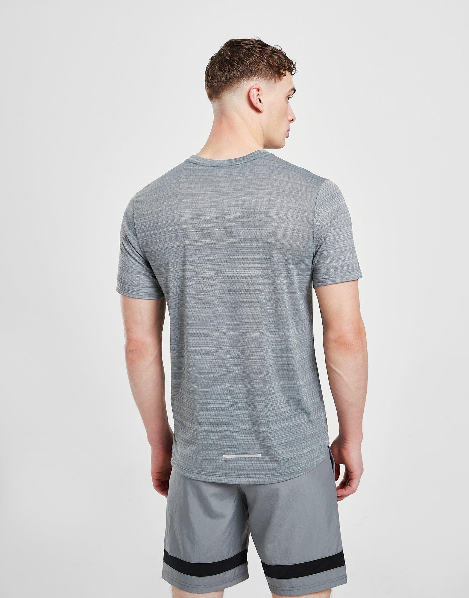 grey nike miler t shirt