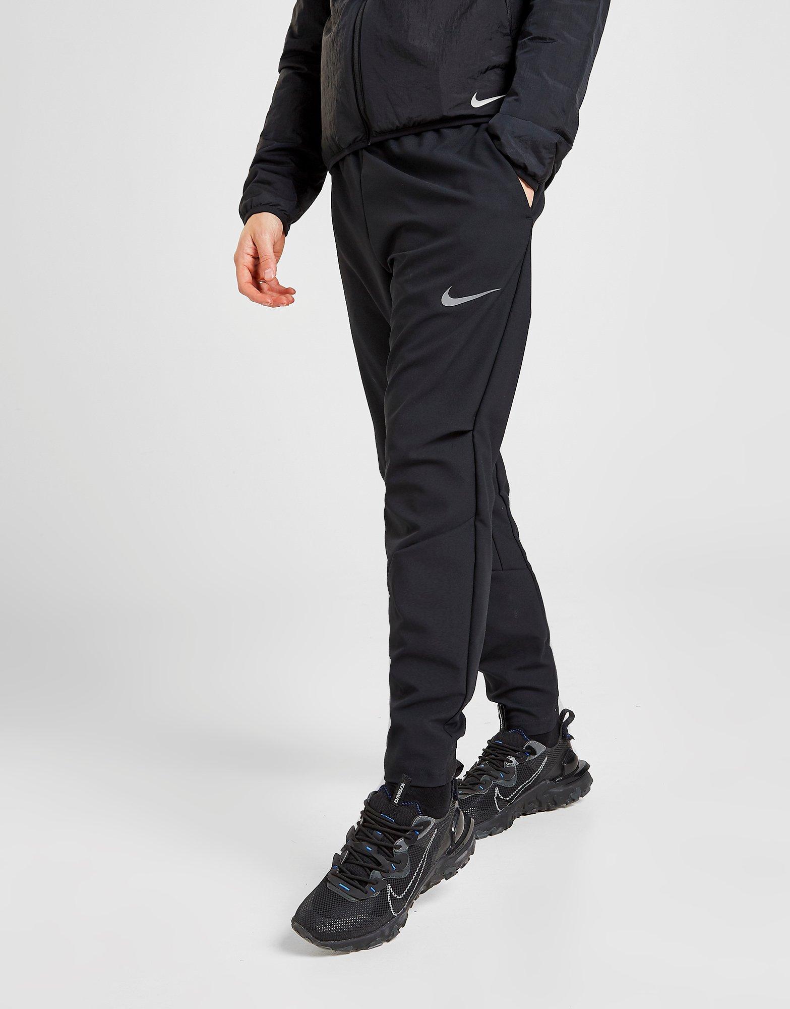 black nike track pants