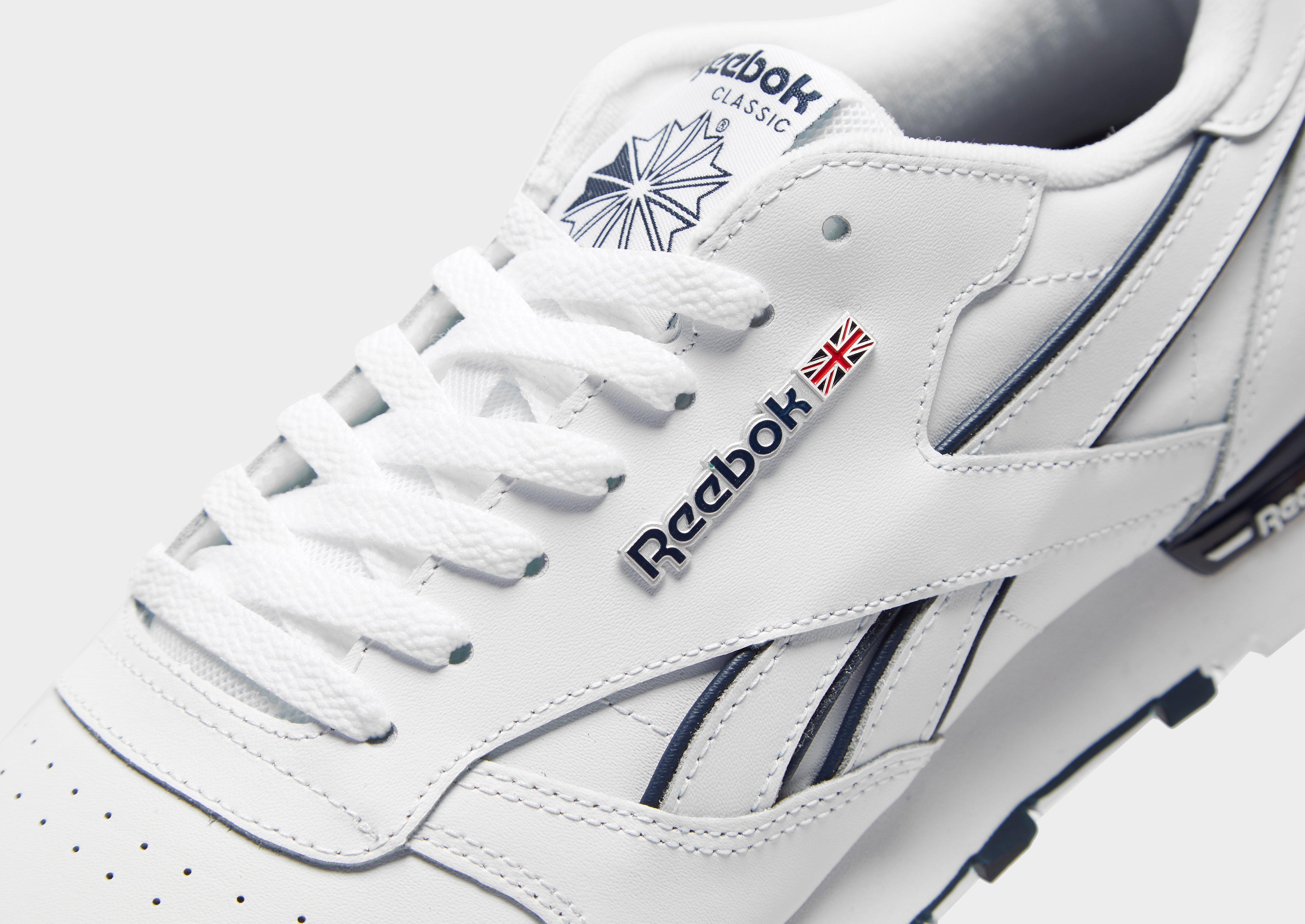 reebok classic leather clip trainers