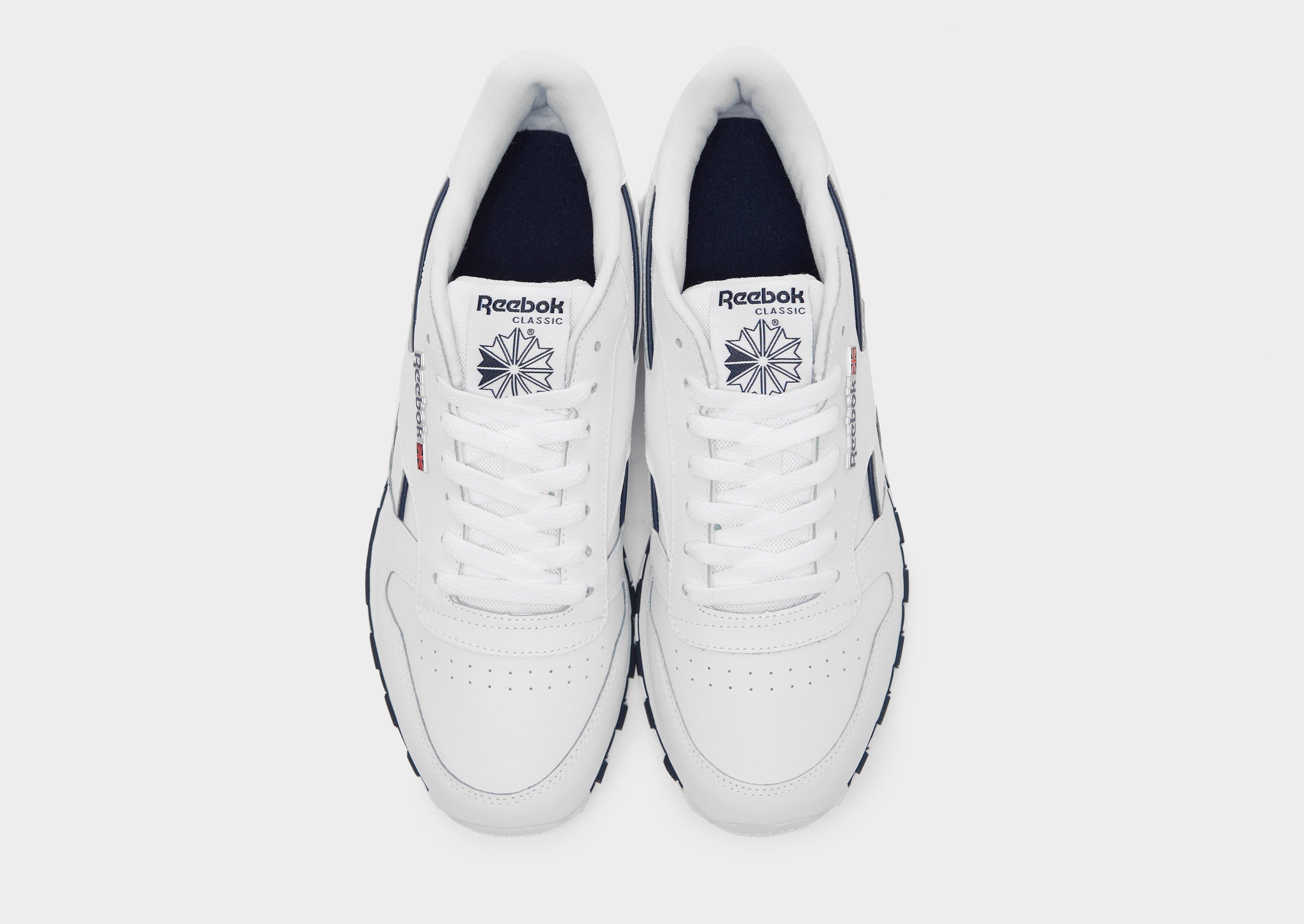 reebok classic white heren