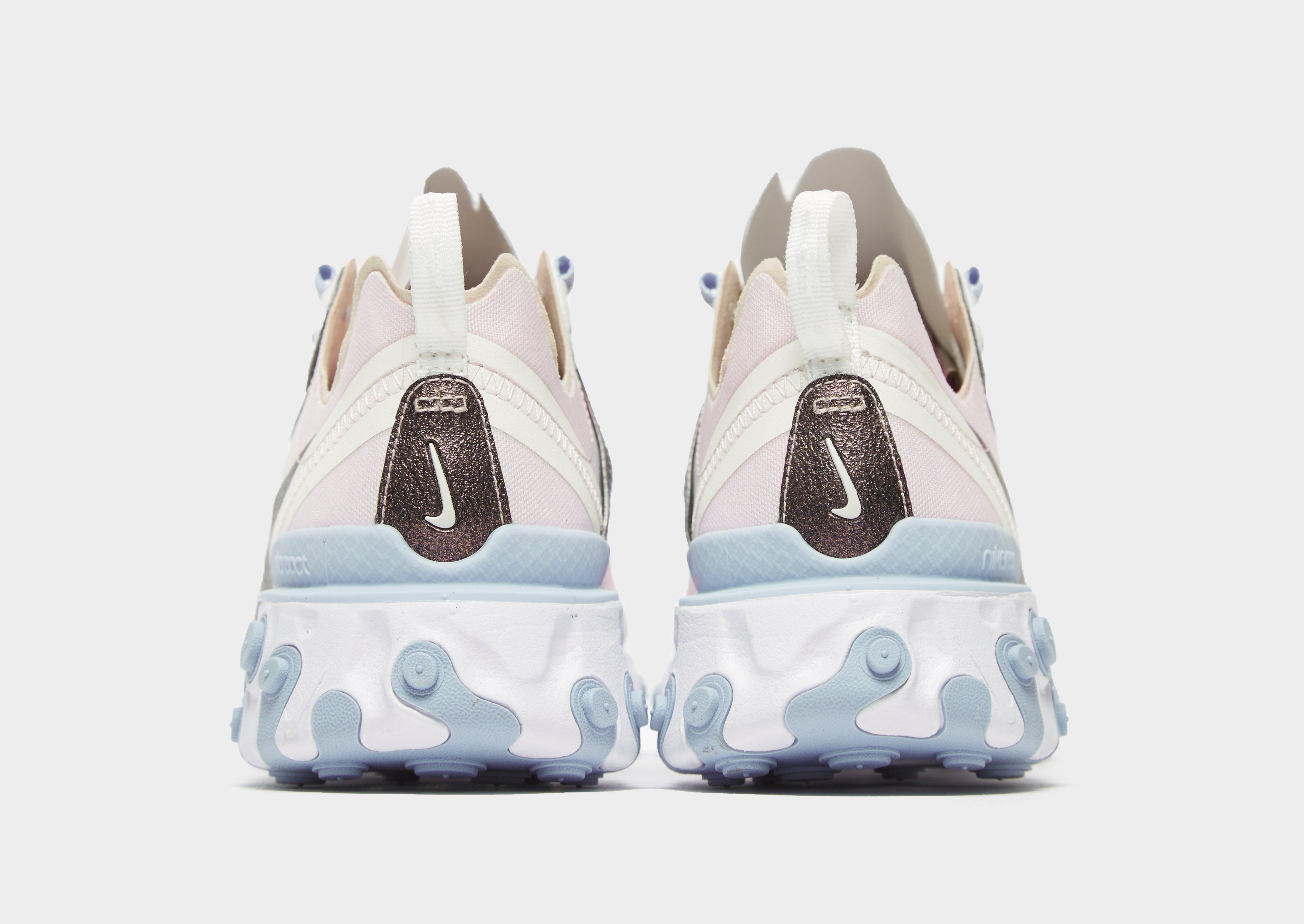 ciabatte nike react element donna rosa