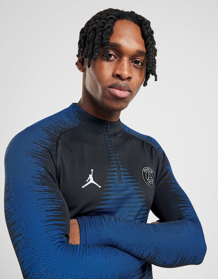 Buy Black Jordan x Paris Saint Germain VaporKnit Drill Top | JD Sports ...