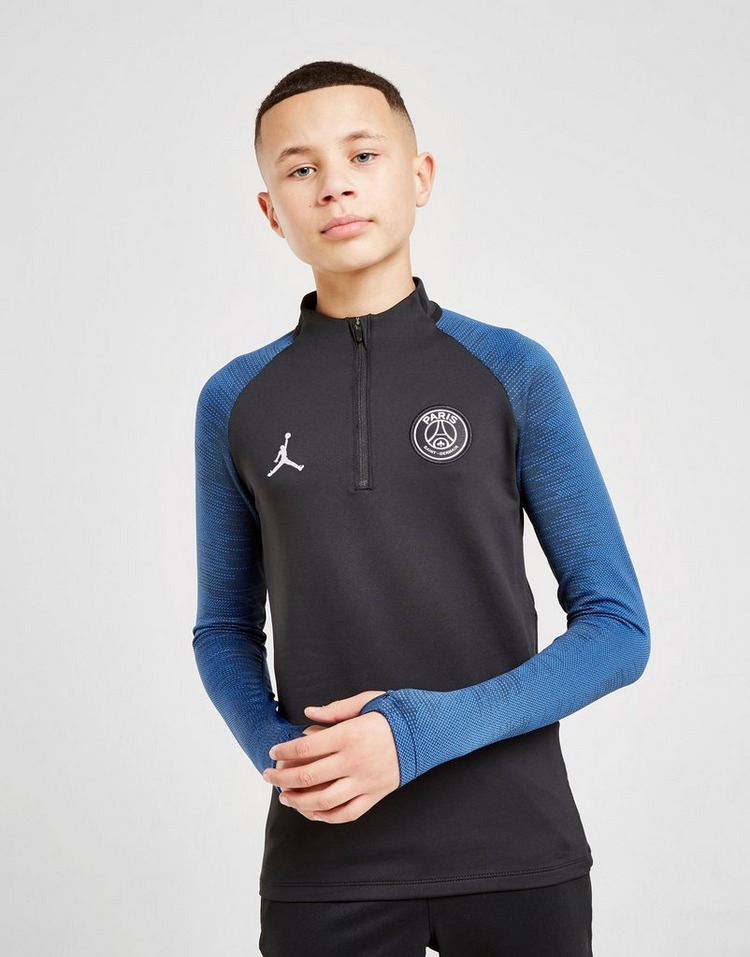 Buy Black Jordan x Paris Saint Germain Strike Drill Top Junior | JD ...