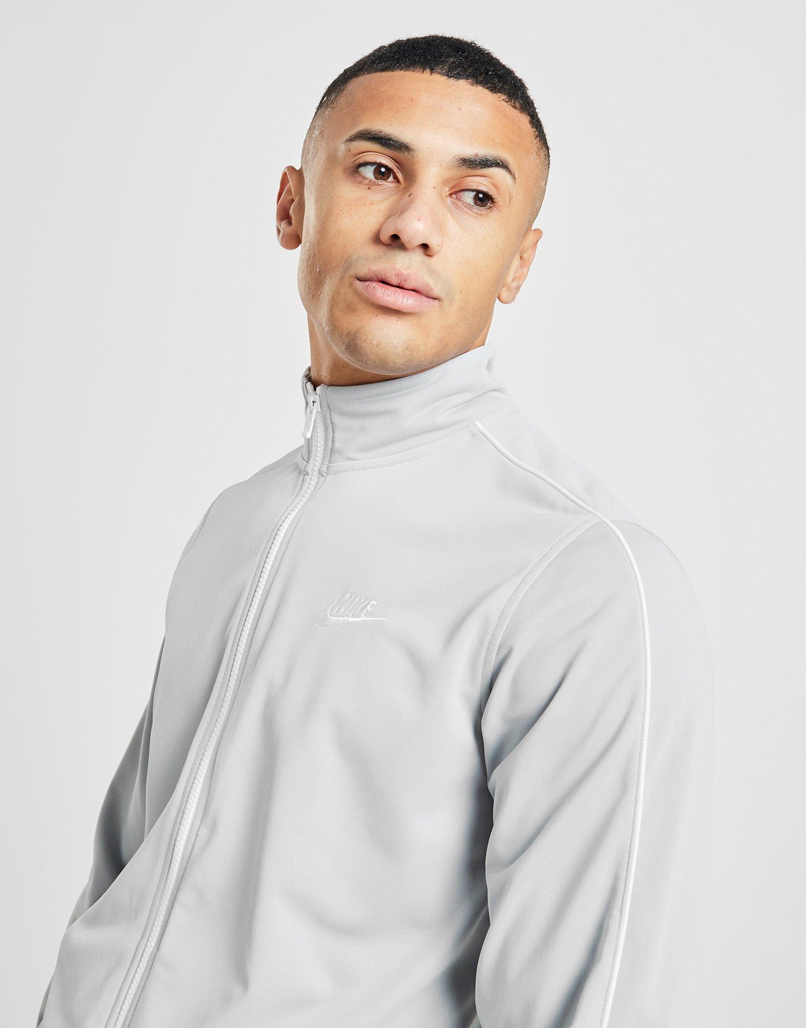 nike grey poly tracksuit