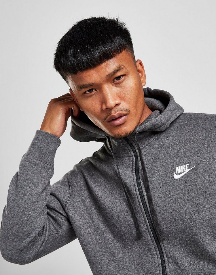 Buy Grey Nike Foundation Full Zip Hoodie JD Sports JD Sports Ireland