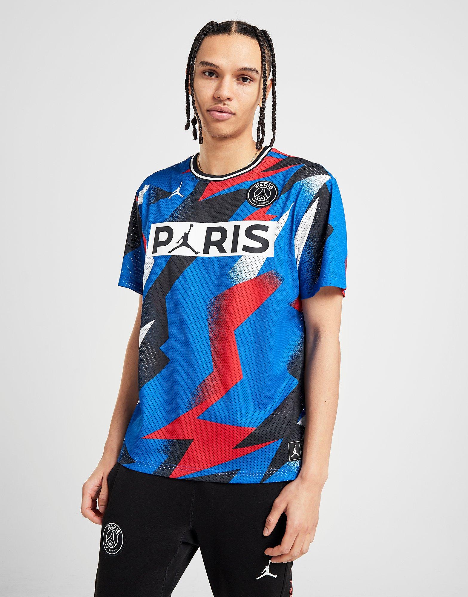 psg jordan mesh t shirt