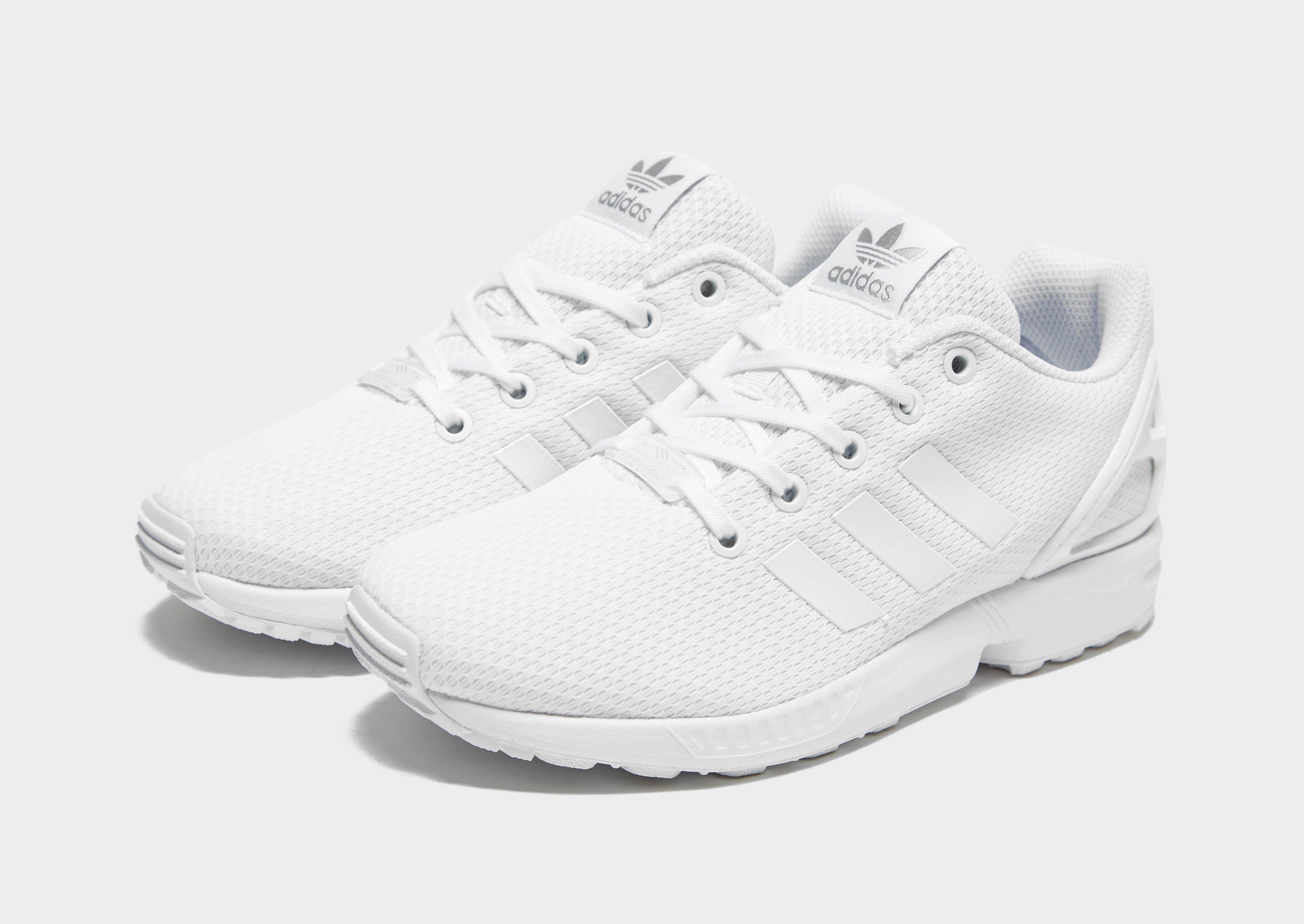 Incomparable Excavación Sin cabeza adidas Originals ZX Flux júnior en Blanco | JD Sports España