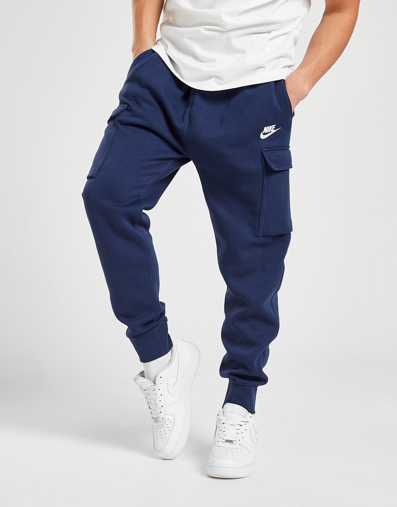 blue nike cargo joggers