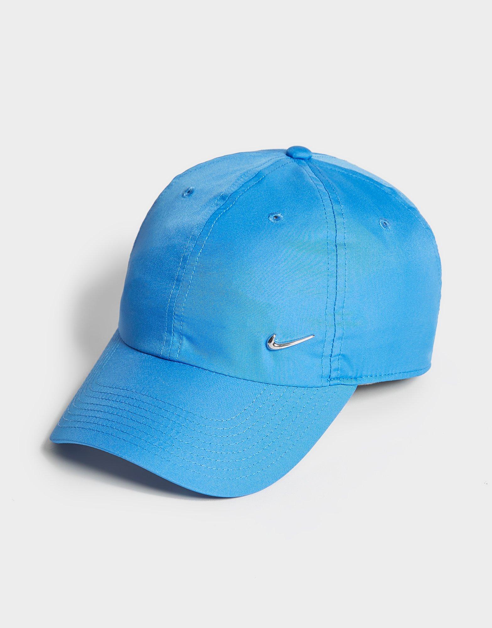 light blue nike cap