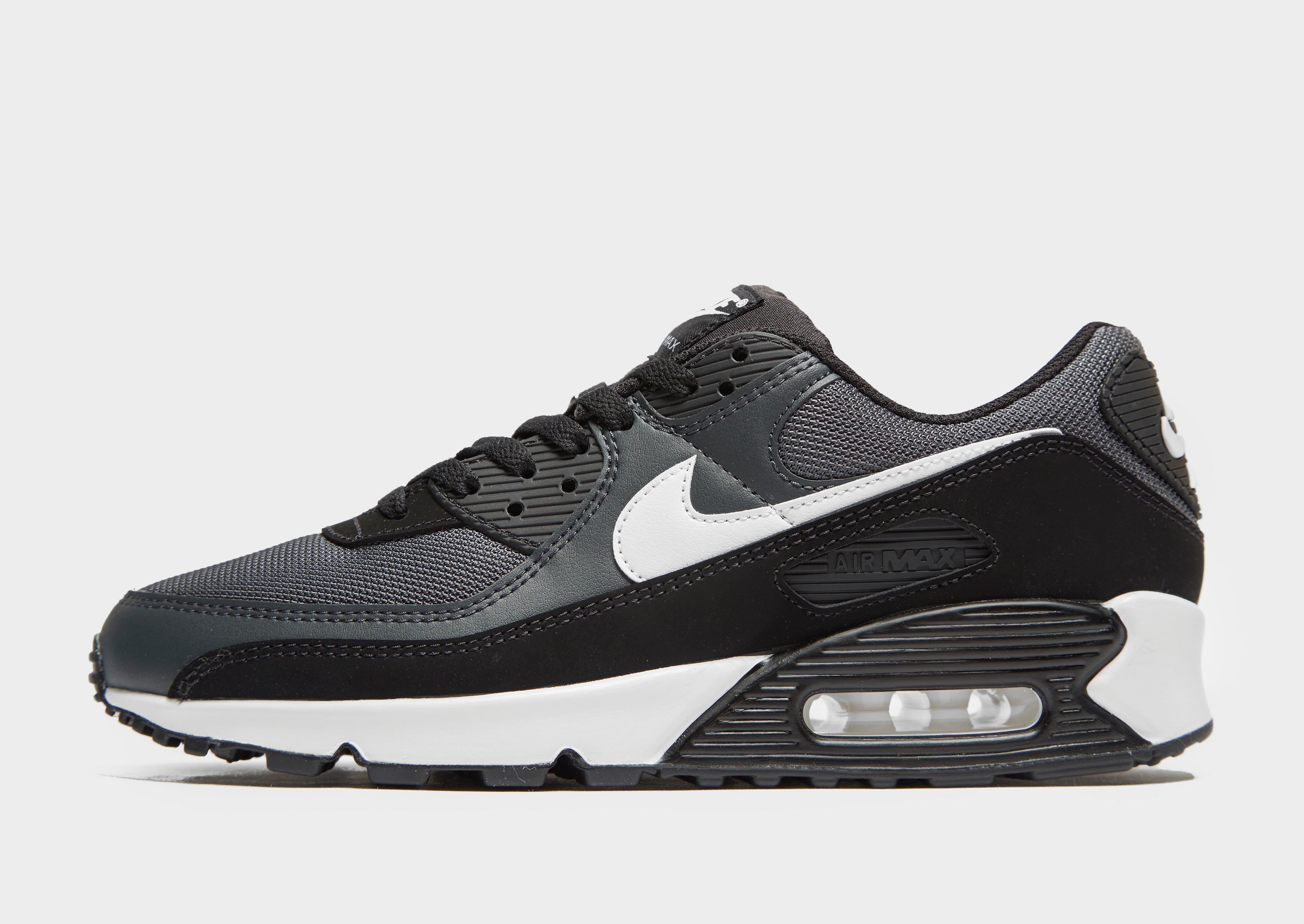 nike air max 90 black gray