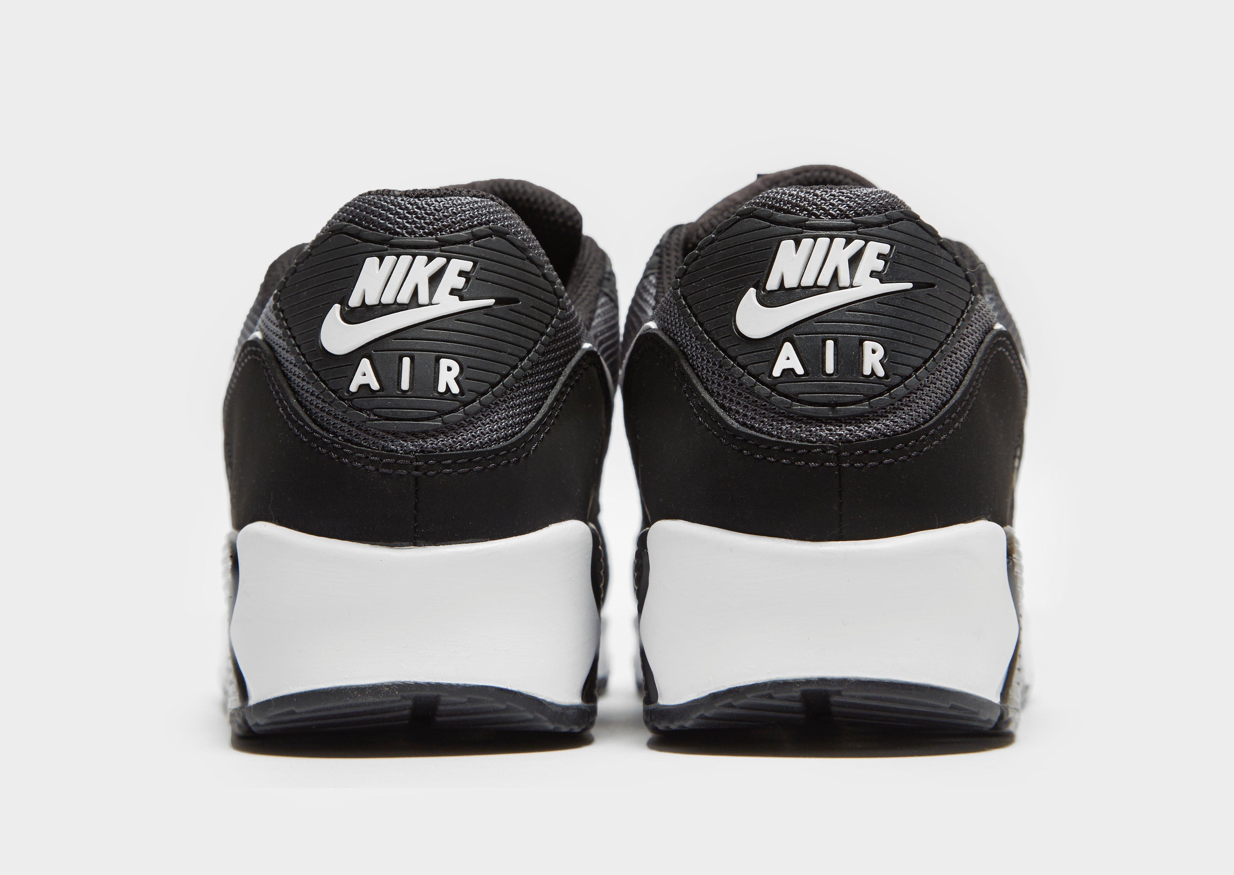 nike air 90 black and white