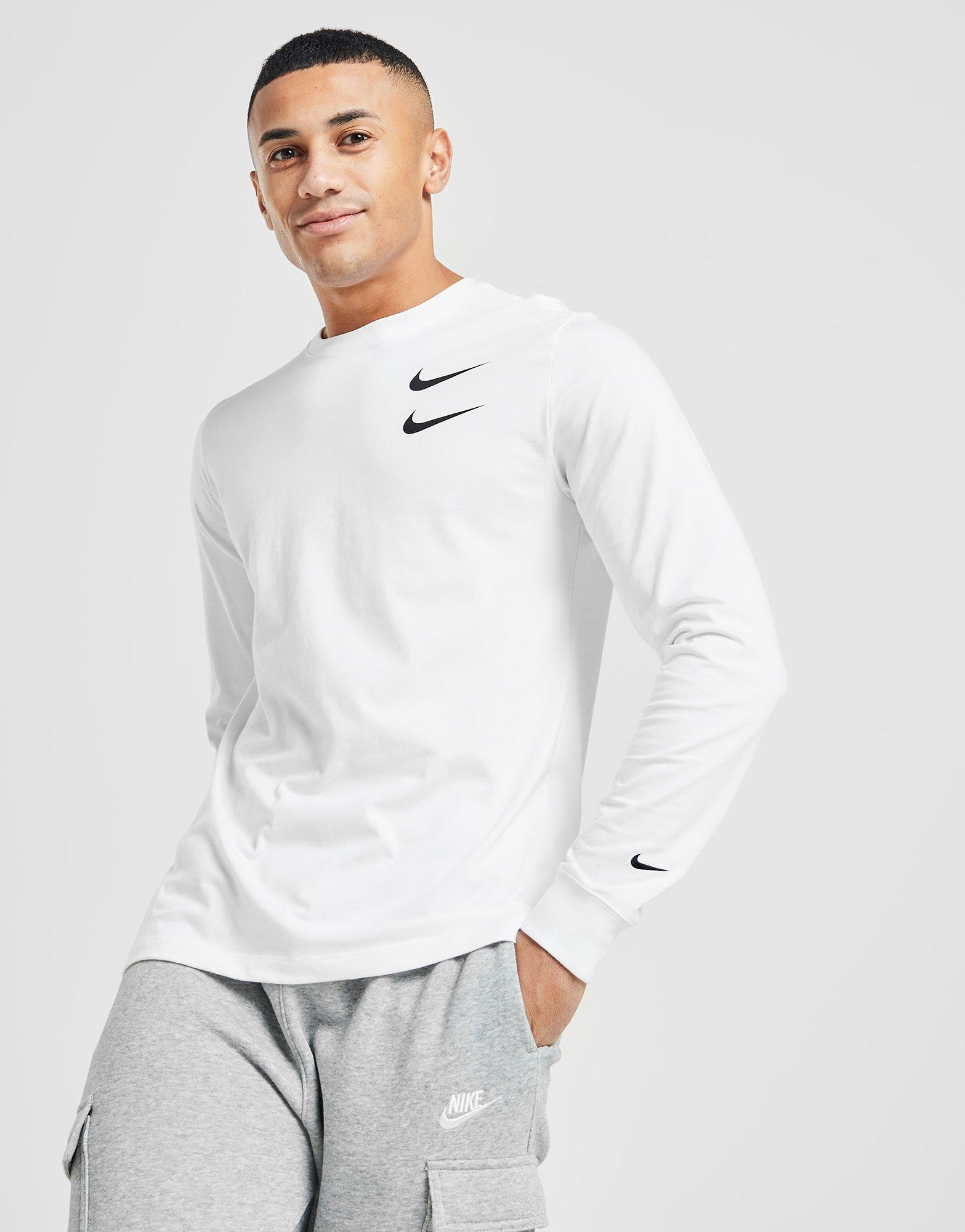 nike white long sleeve t shirt