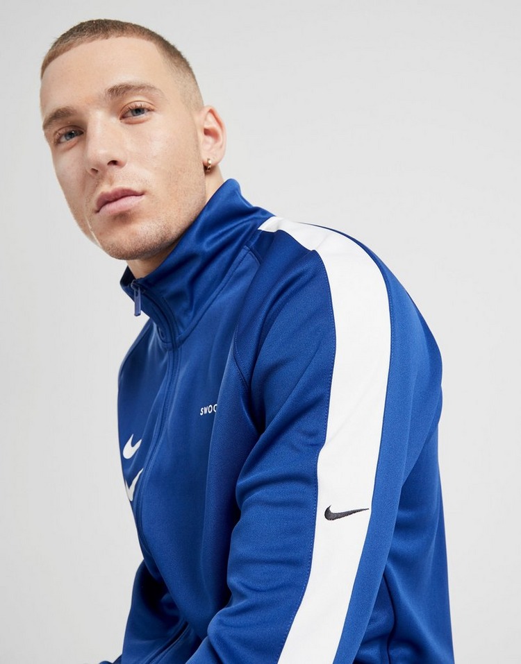 Buy Blue Nike Swoosh Track Top | JD Sports | JD Sports Ireland