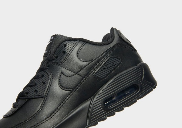 Nike Air Max 90 Leather Junior in Nero | JD Sports