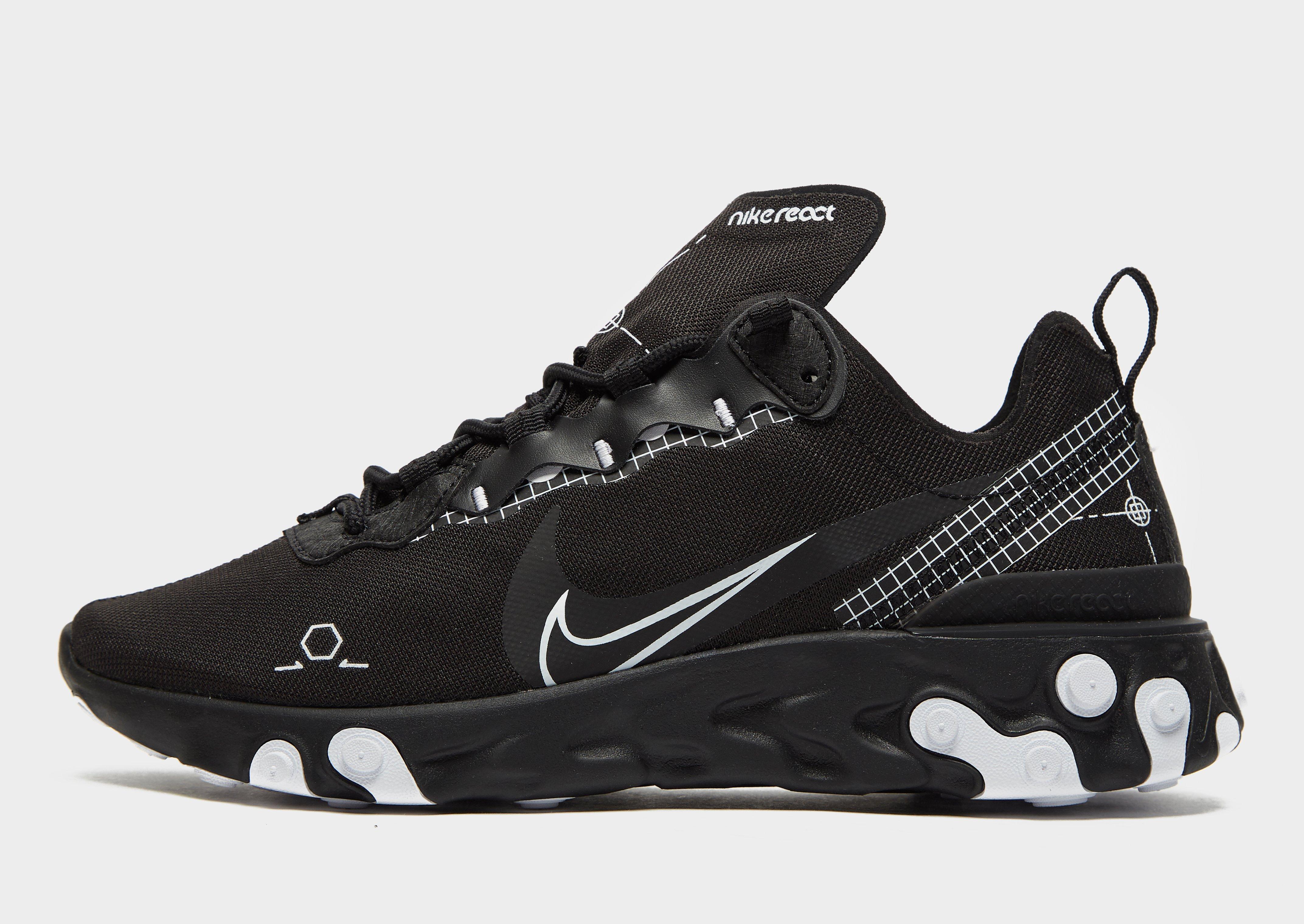 Acquista Nike React Element 55 SE in Nero