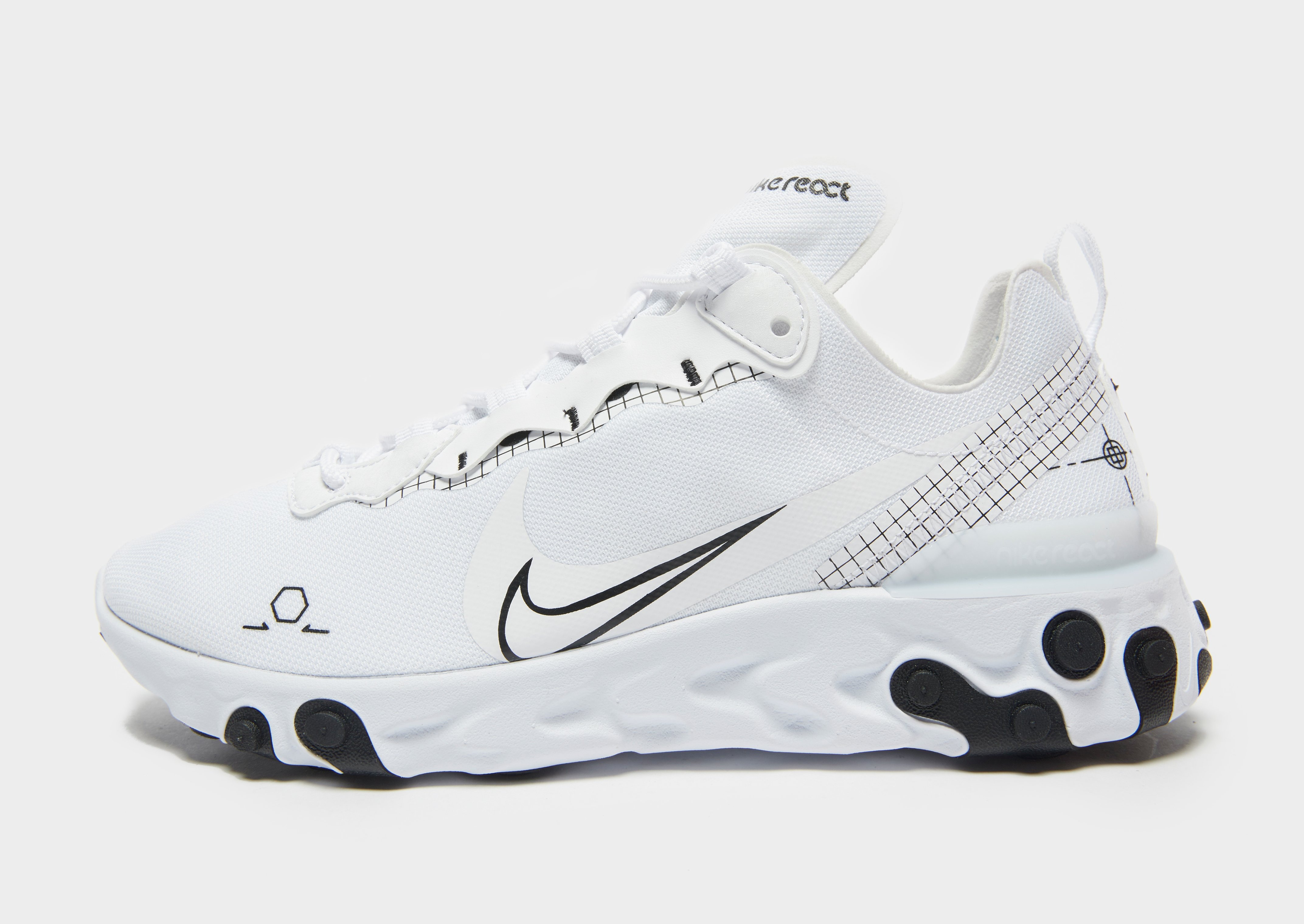 Buy White Nike React Element 55 SE JD Sports JD Sports Ireland