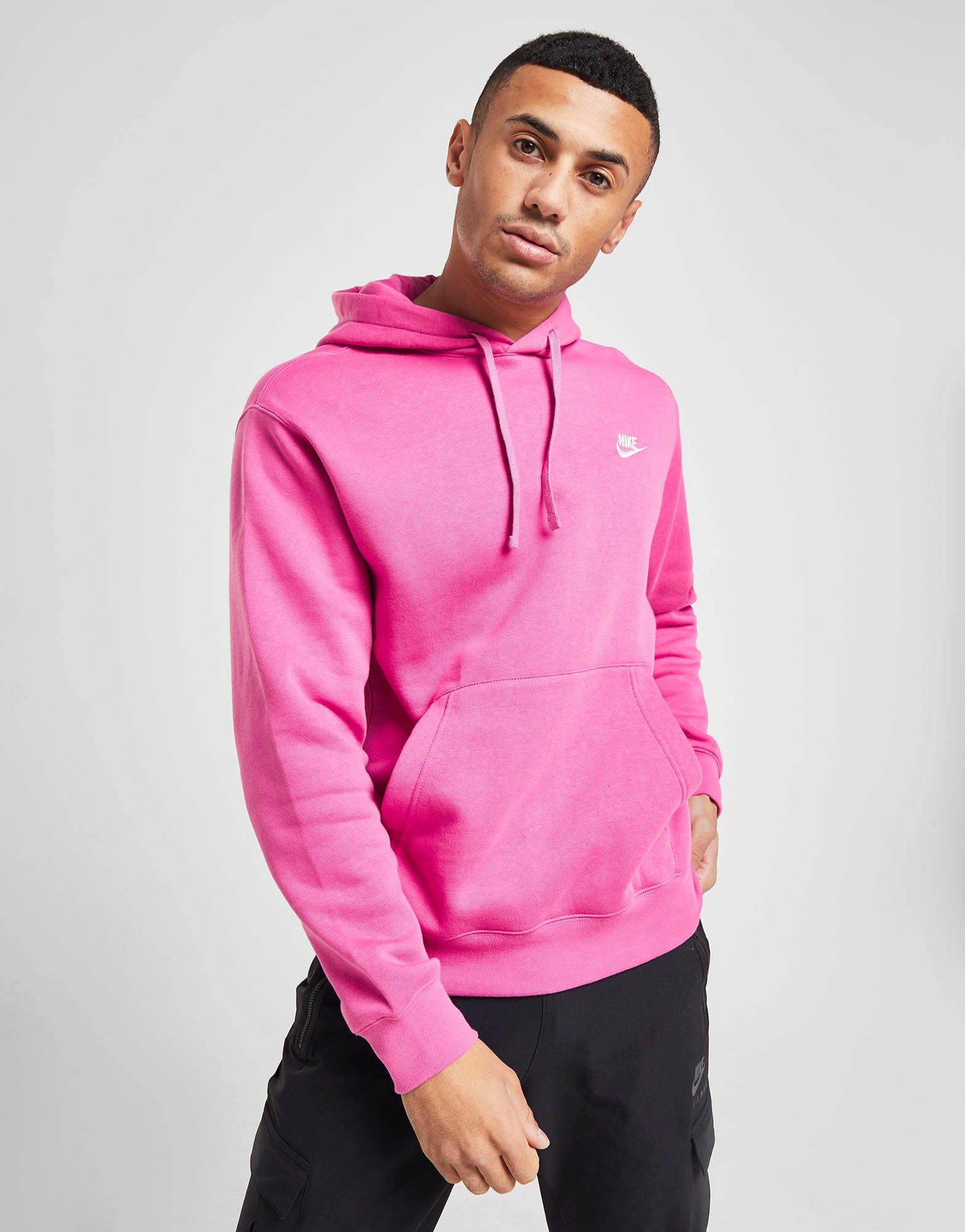 pink nike hoodie