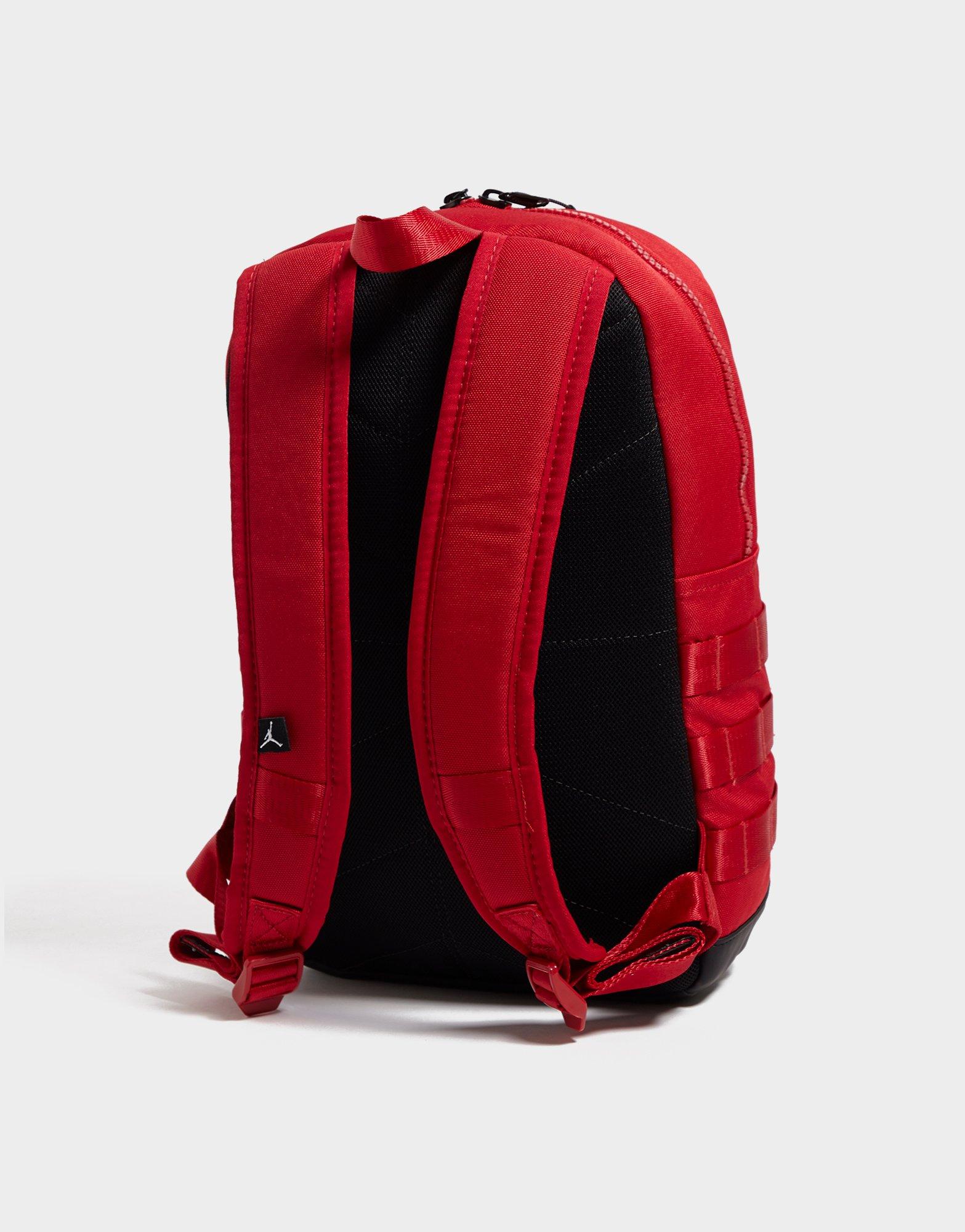 red jordan bag