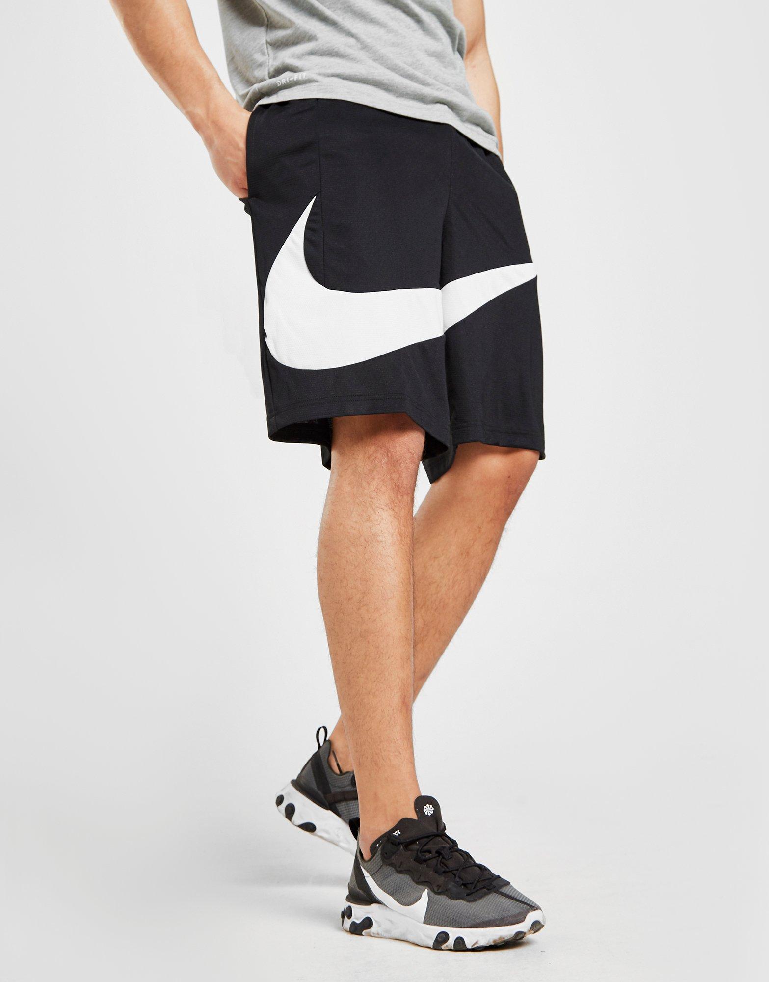 Black Nike Hybrid Basketball Shorts 