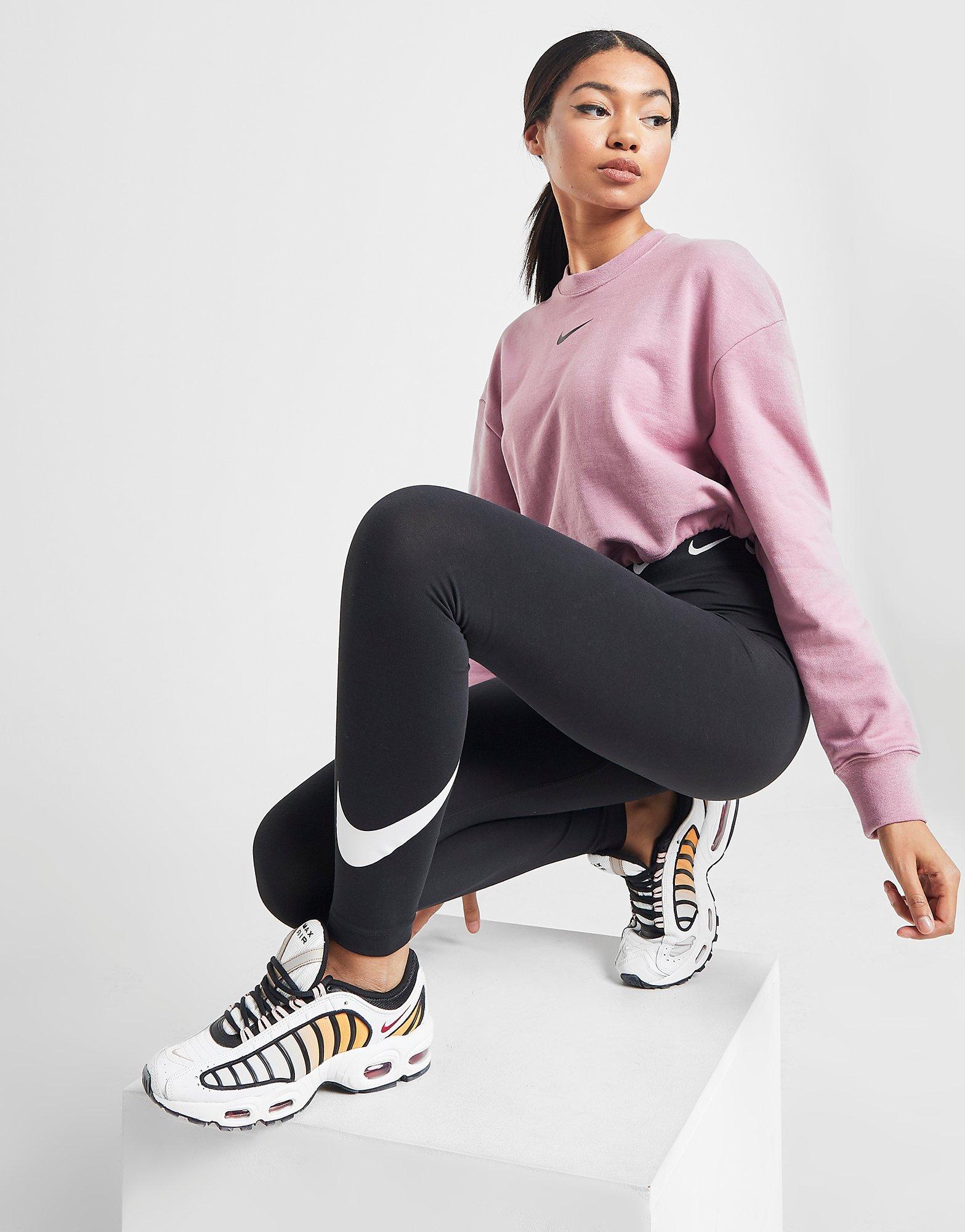 nike high waisted swoosh leggings