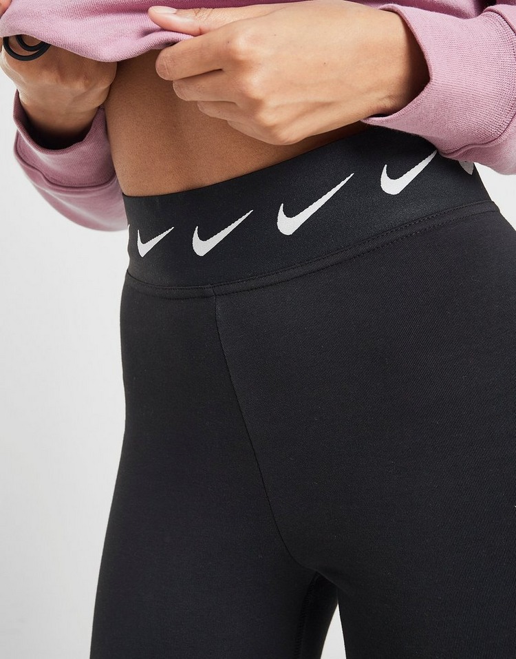 Koop Zwart Nike High Waisted Single Swoosh Leggings Dames | JD Sports