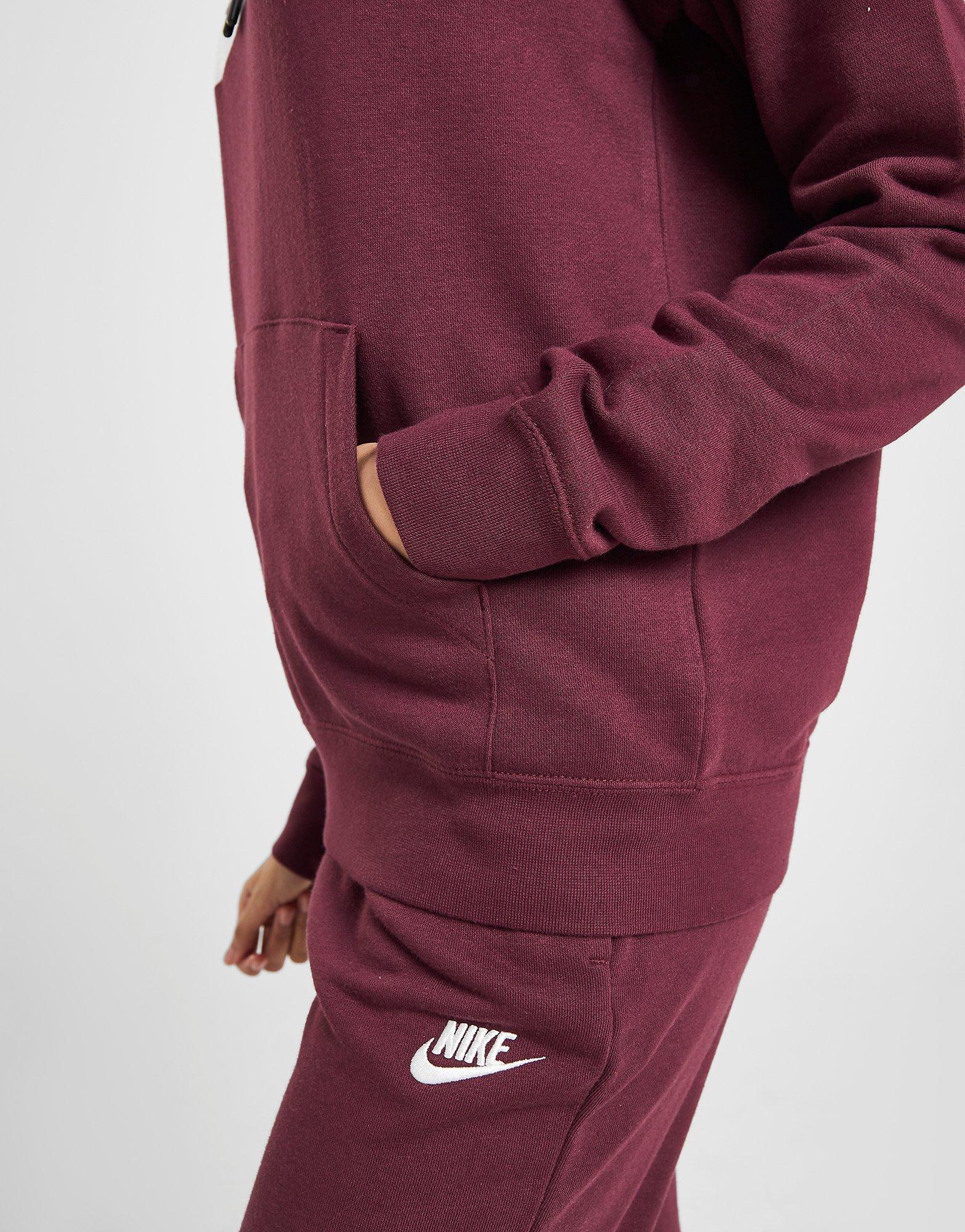 nike essential logo overhead hoodie women's