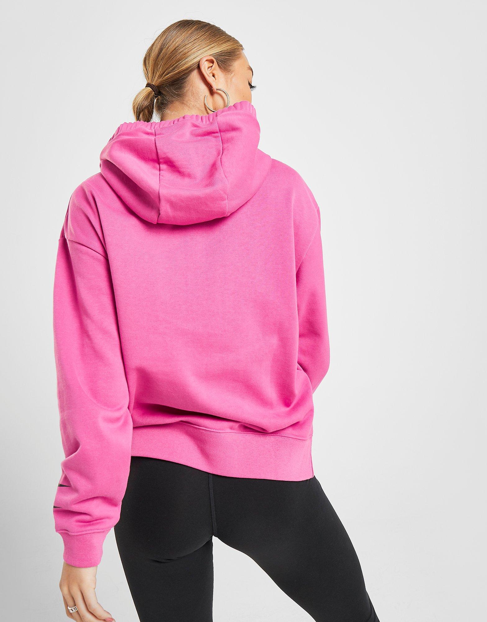 nike pink swoosh hoodie