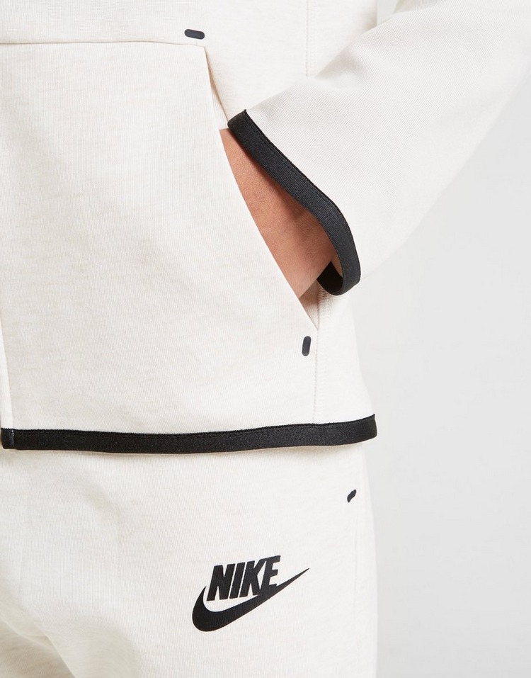 Buy White Nike Tech Fleece Full Zip Hoodie Junior JD Sports JD