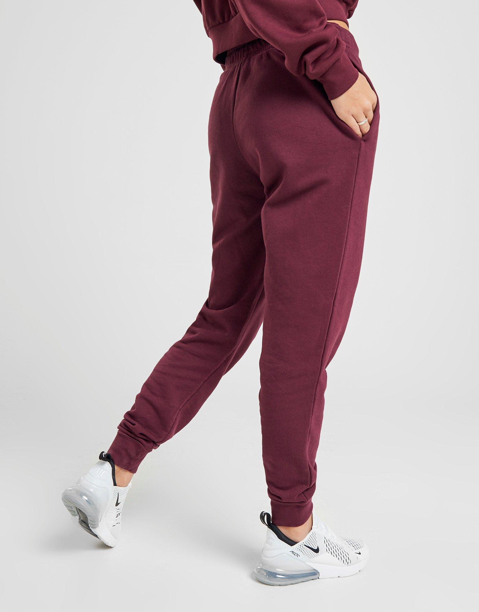 maroon nike joggers