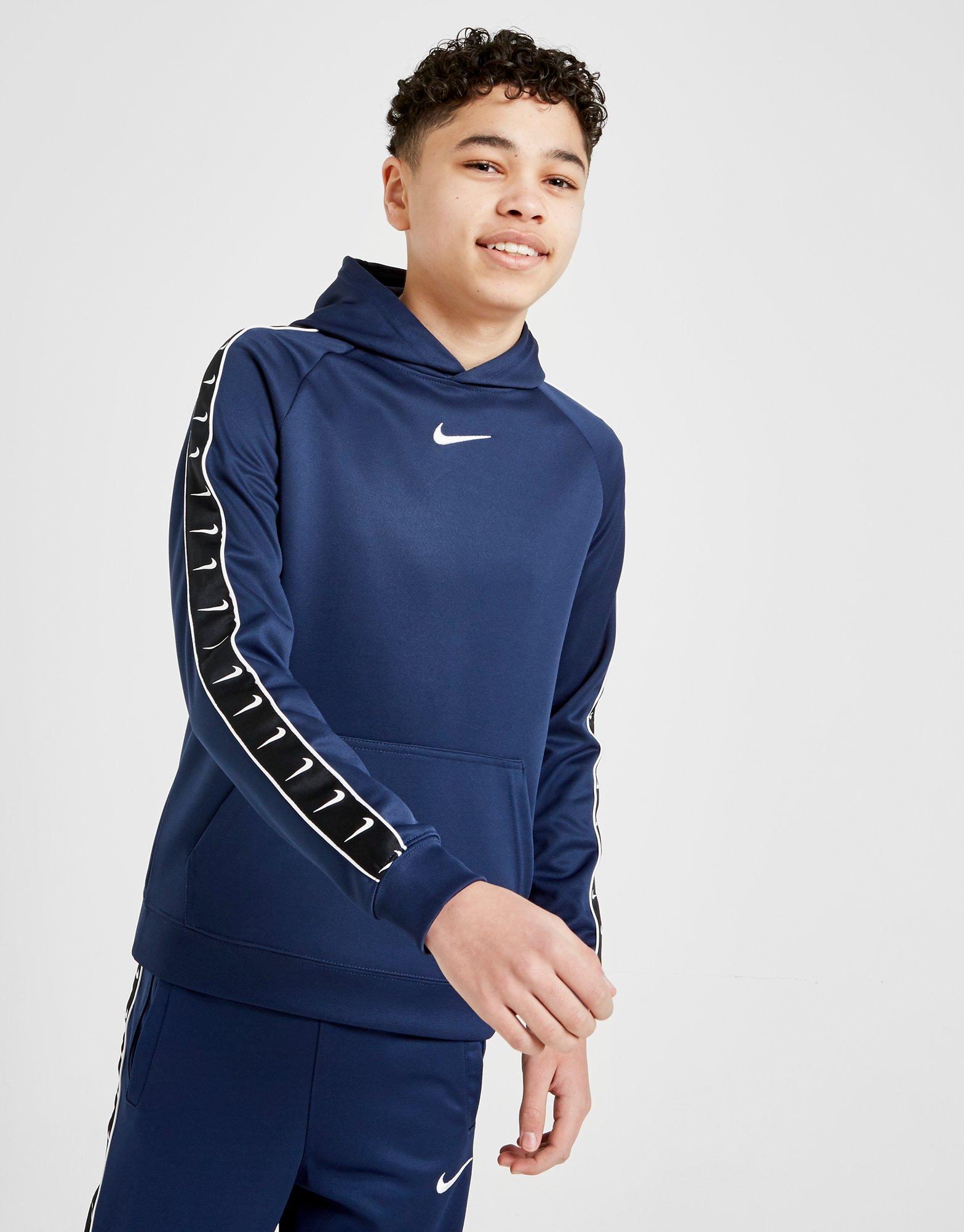 nike tape fleece overhead hoodie