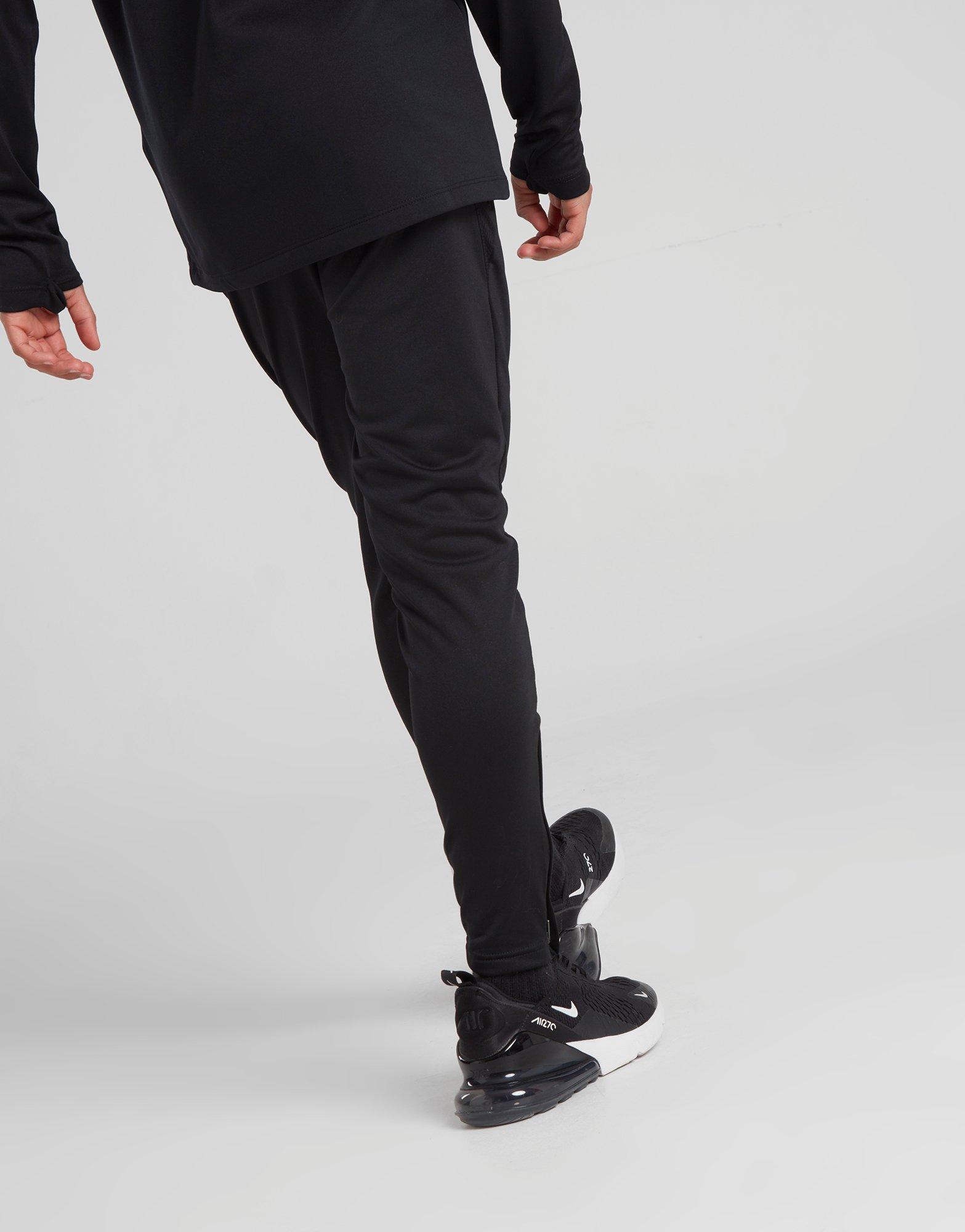 nike black academy track pant