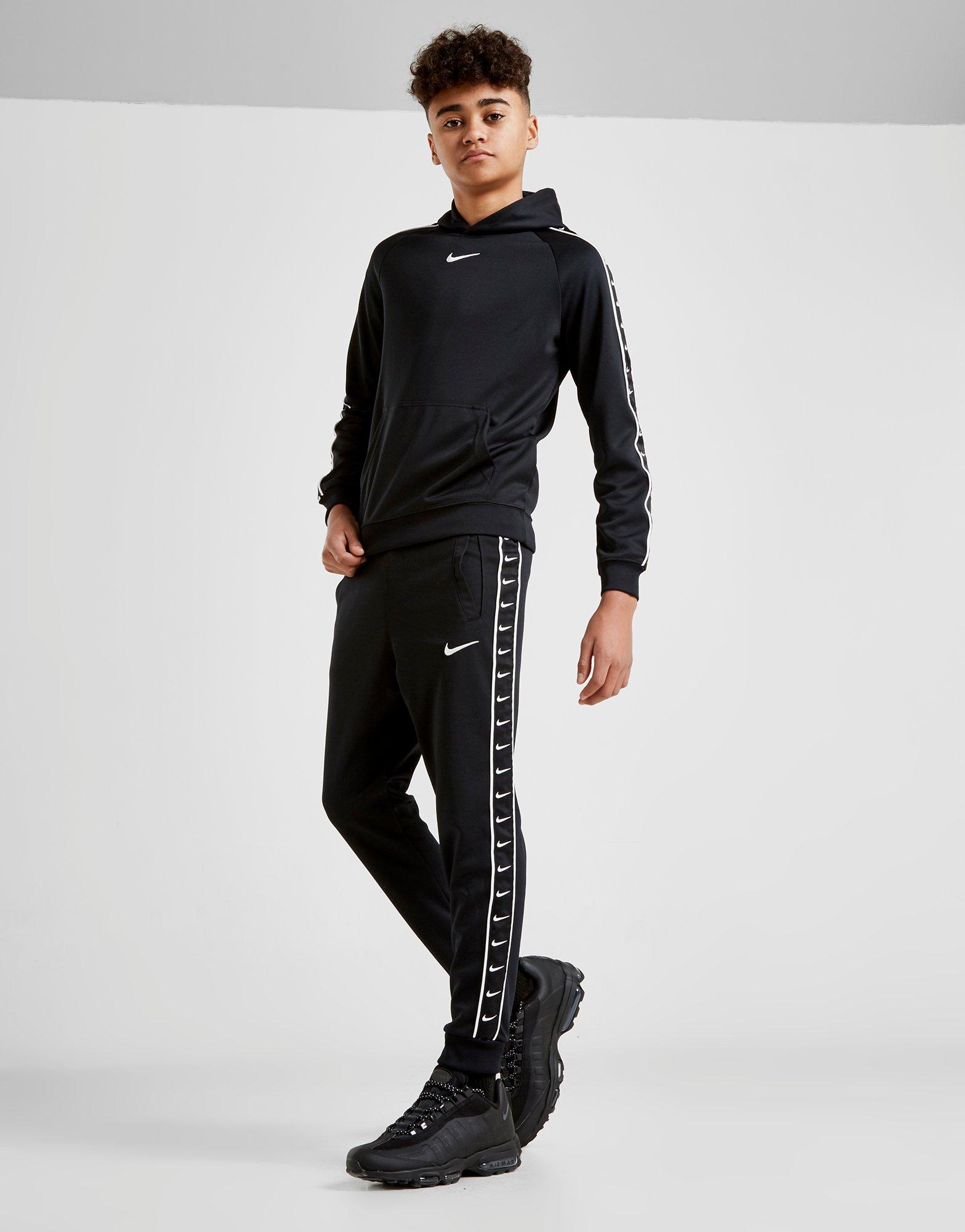 nike poly tape tracksuit