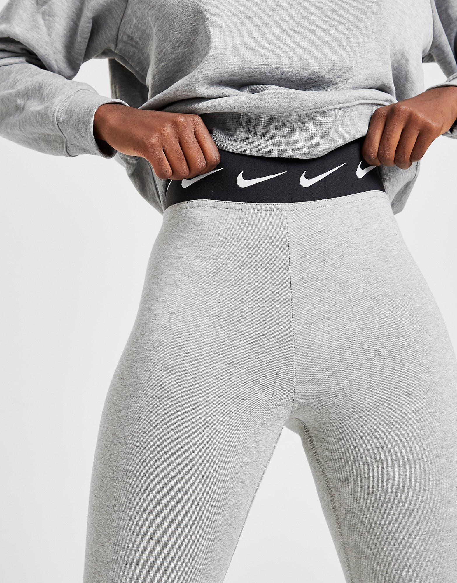 nike high waisted single swoosh leggings