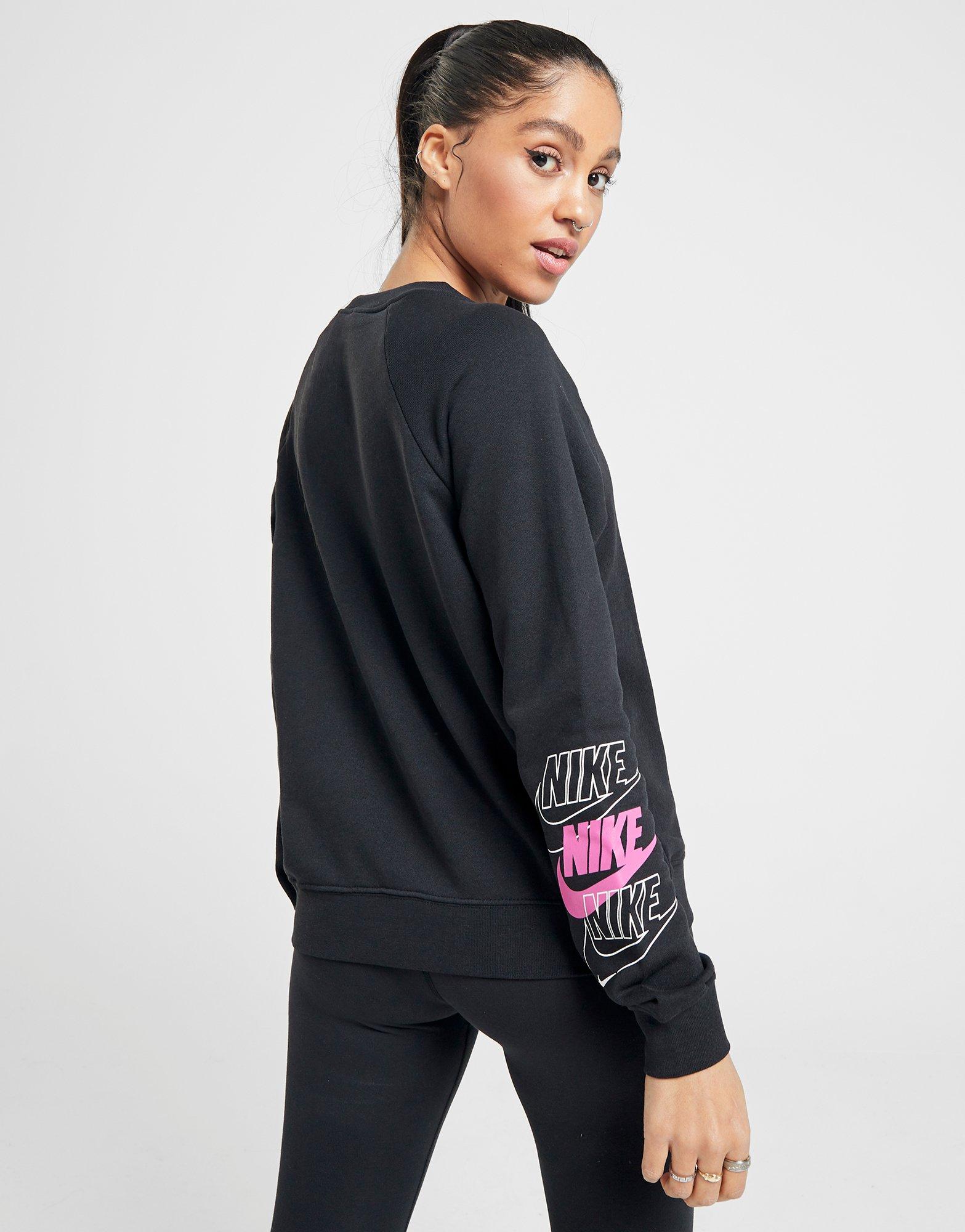 nike double futura crew sweatshirt