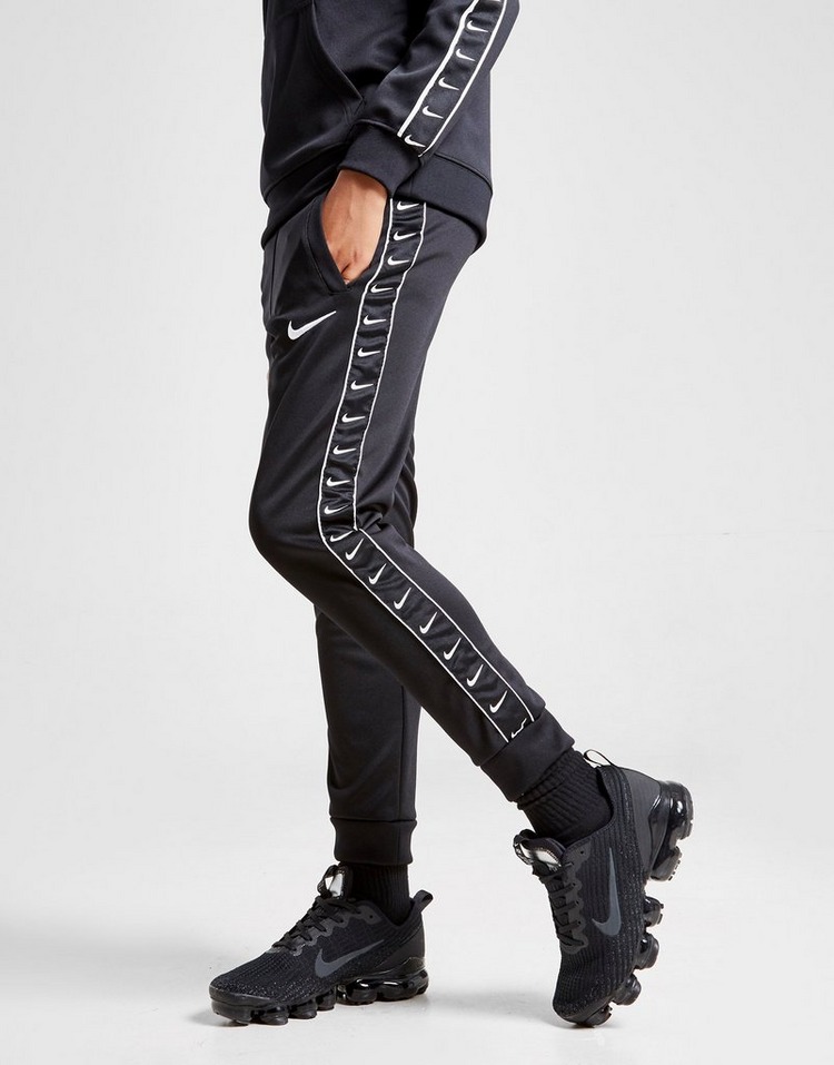 Black Nike Tape Poly Joggers Junior JD Sports