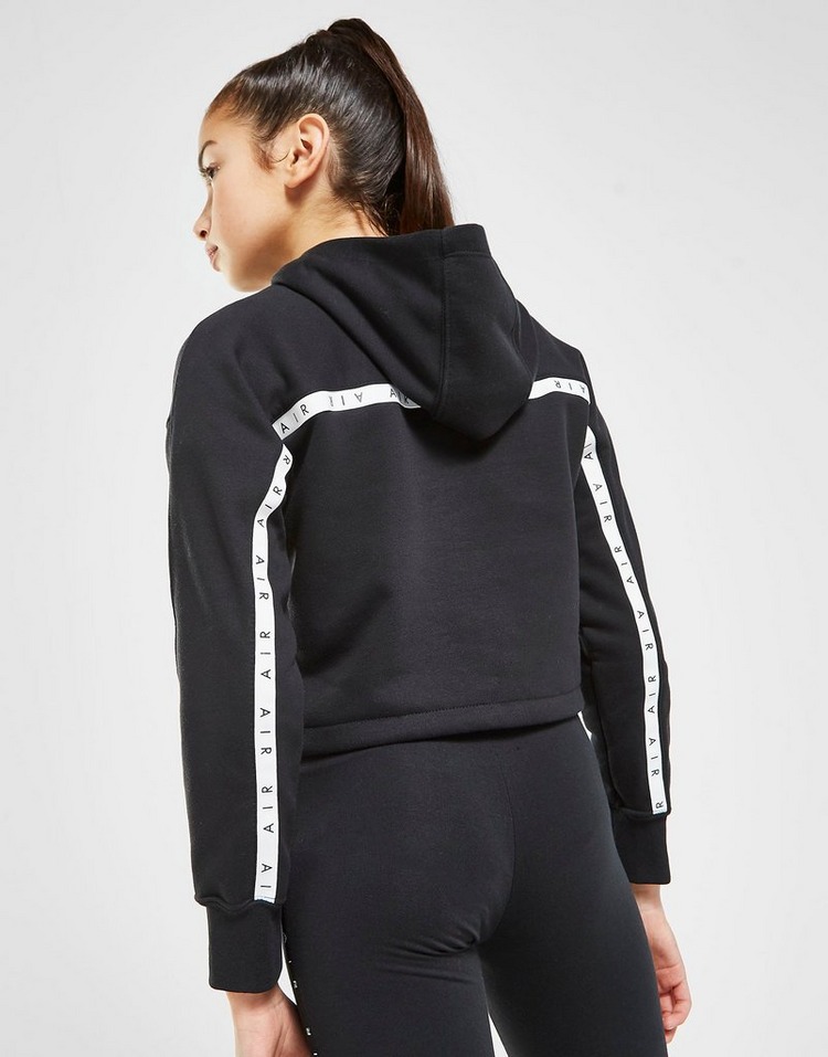 Buy Black Nike Girls' Air Crop Overhead Hoodie Junior | JD Sports | JD ...