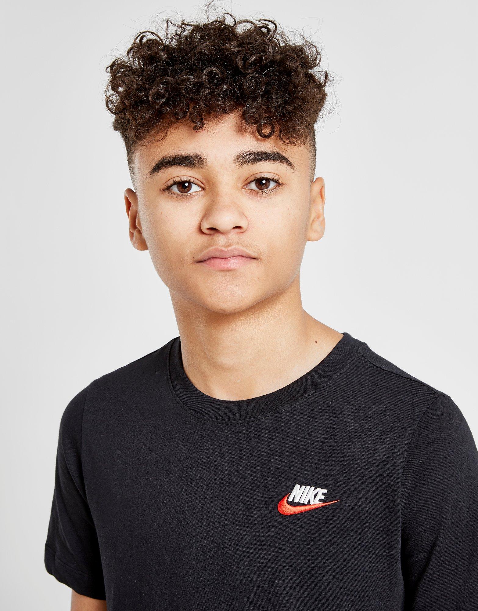 Black Nike Small Logo T-Shirt Junior 