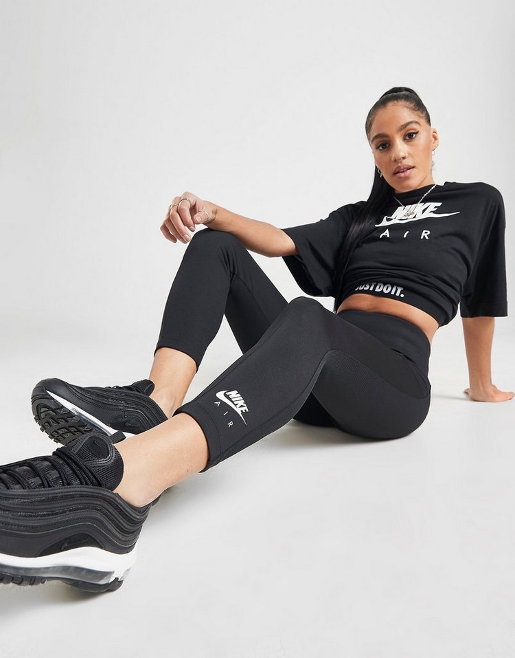Koop Zwart Nike Air Ribbed Leggings JD Sports